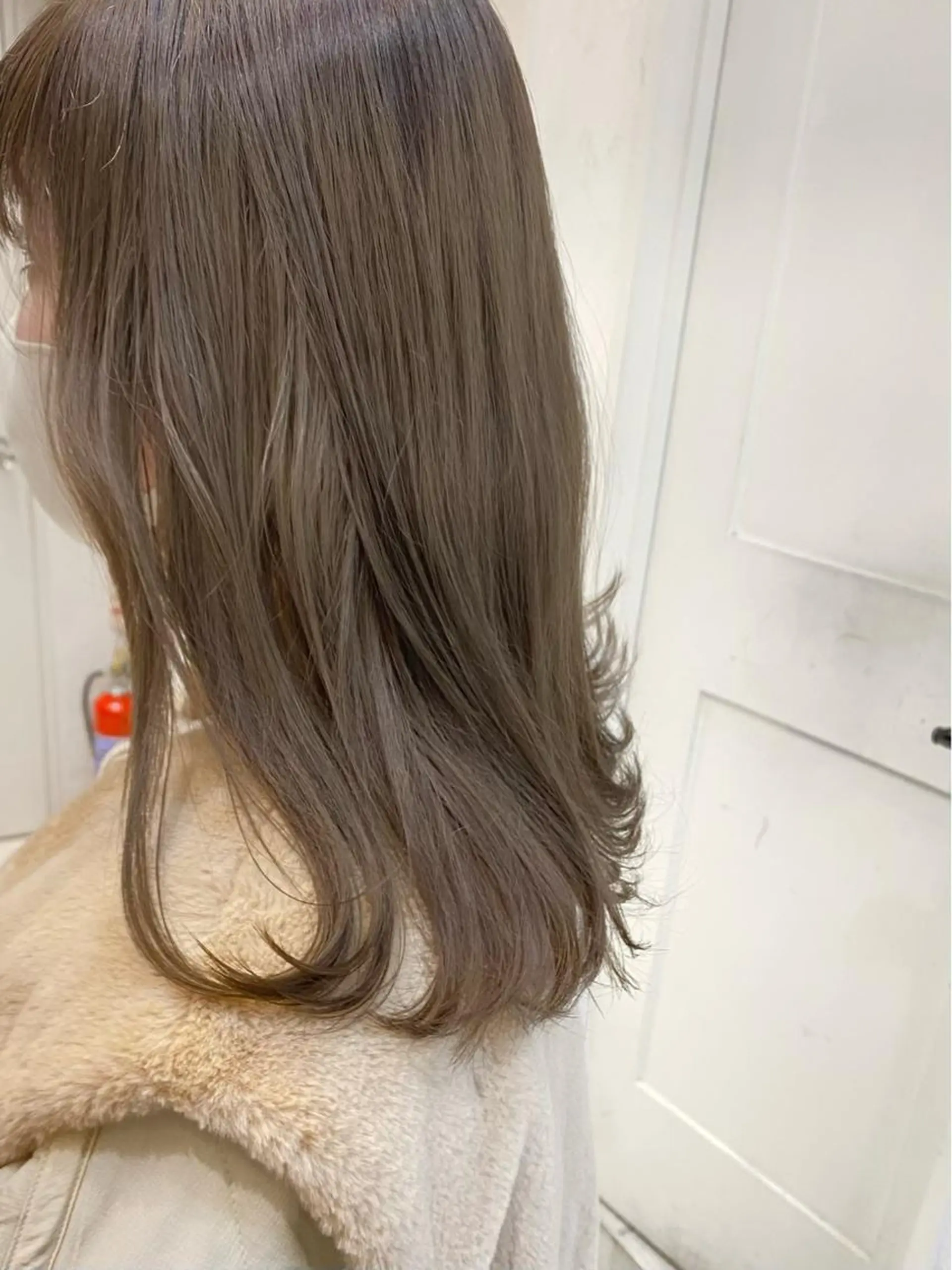 セミロング カラー ベージュカラー オリーブカラー 🌟アレンジが似合う カラー🌟Rumiのヘアスタイル