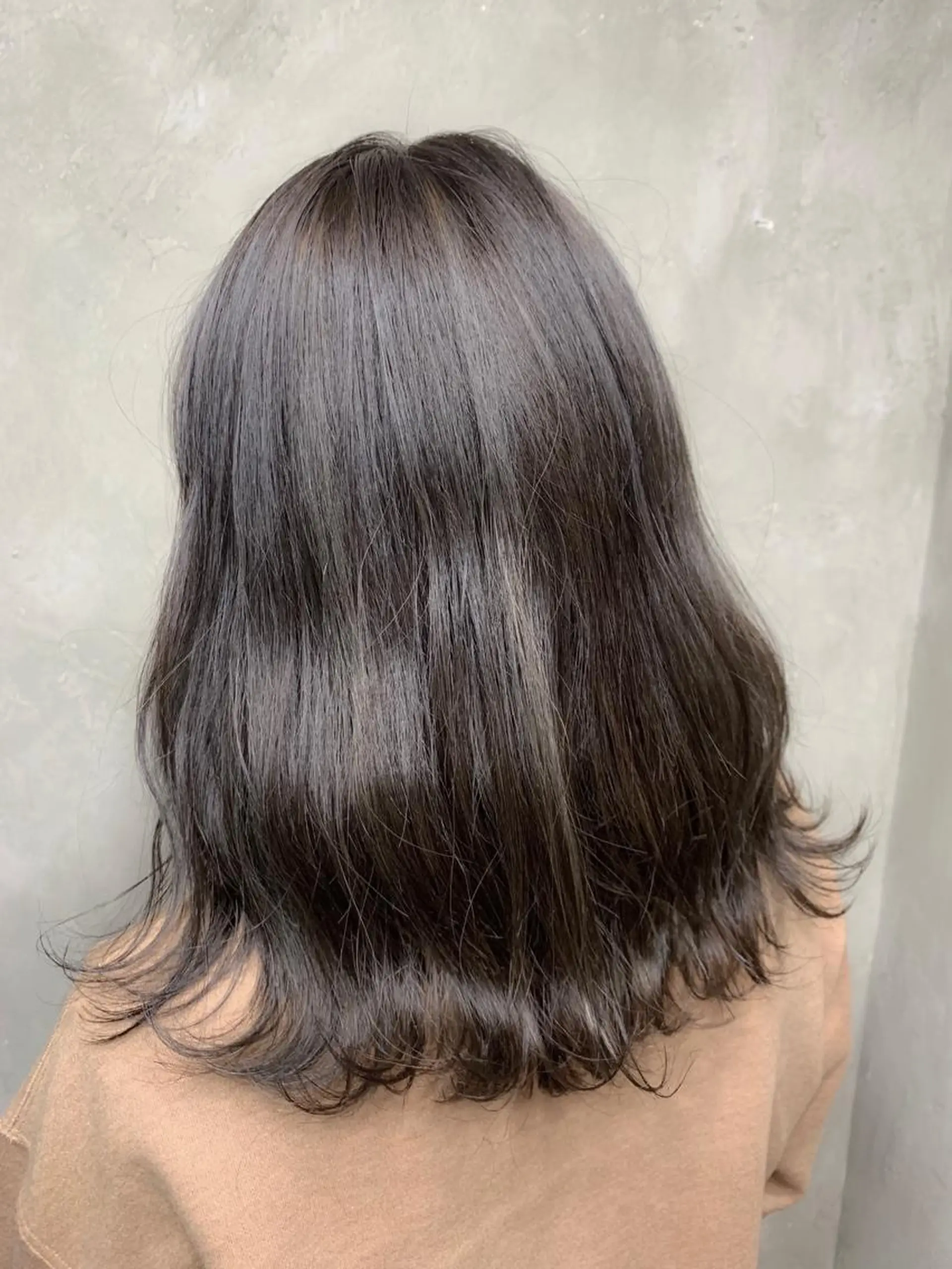 ミディアム カラー パーマ ハイライトカラー ハイライト 🌈髪質改善💕 縮毛矯正✨青木まで✨のヘアスタイル