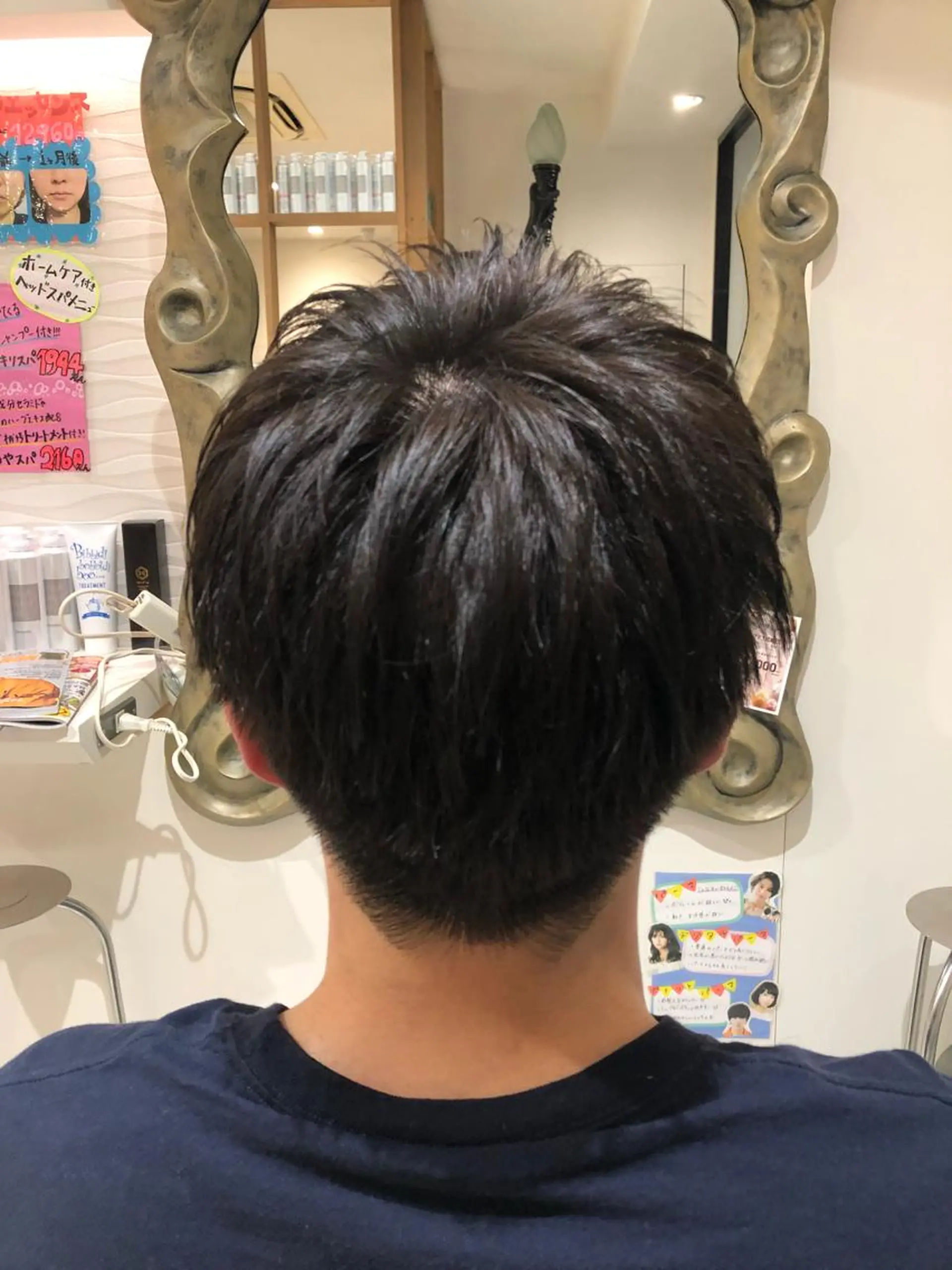 ショート カラー メンズ ヘアケアは お任せ✨✨中田早紀のヘアスタイル