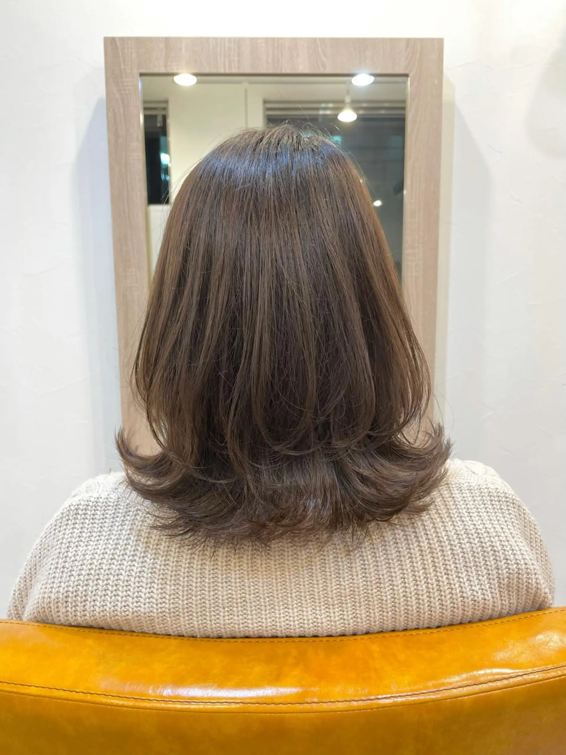 ミディアム ミディアムレイヤー レイヤーカット ミディアムヘア🌼 さきのヘアスタイル