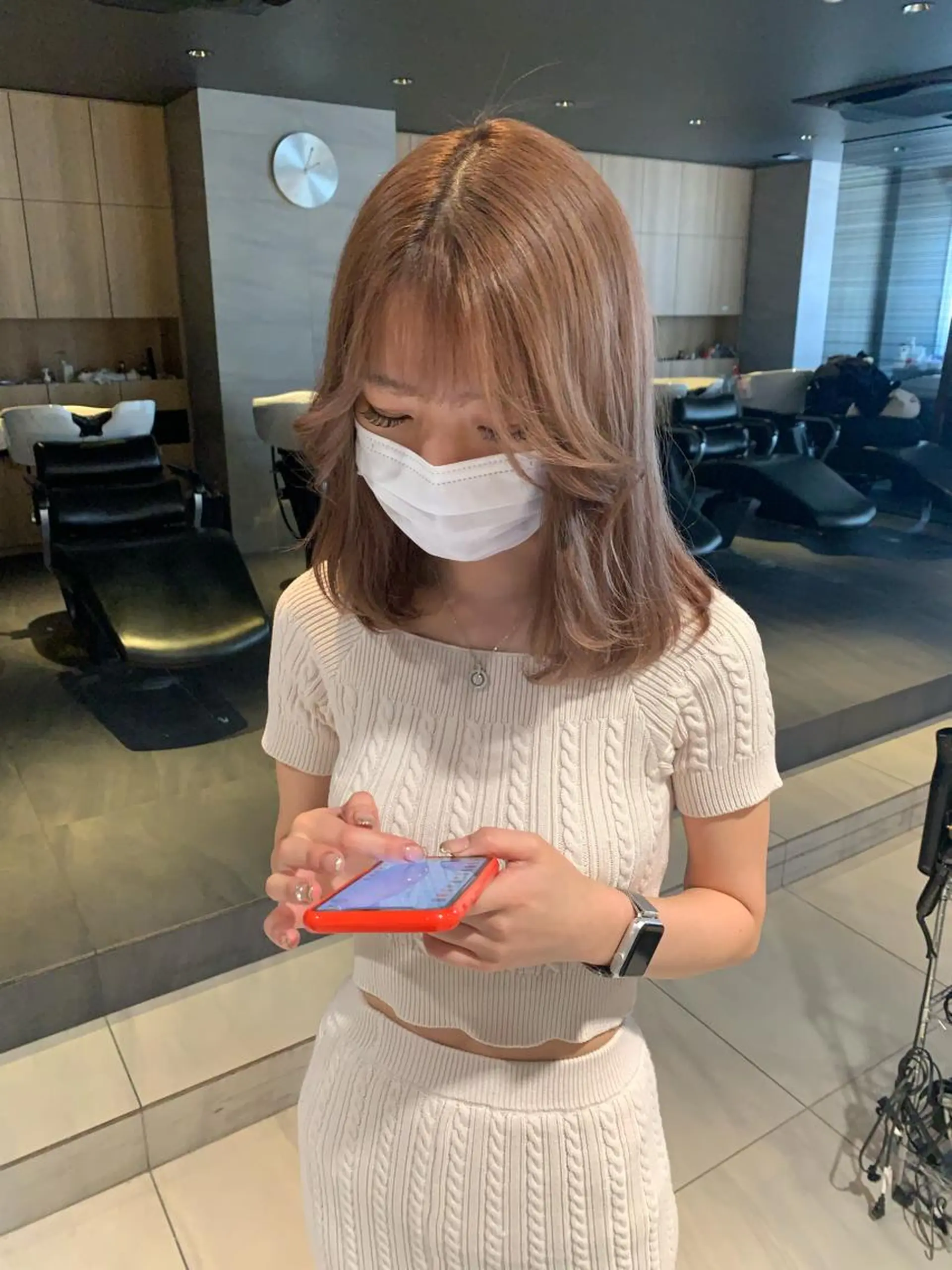 ミディアム カラー パーマ ヘアアレンジ メンズ キッズ ネイル マツエク・マツパ 酸性ストレート 髪質改善大槻勇樹のヘアスタイル