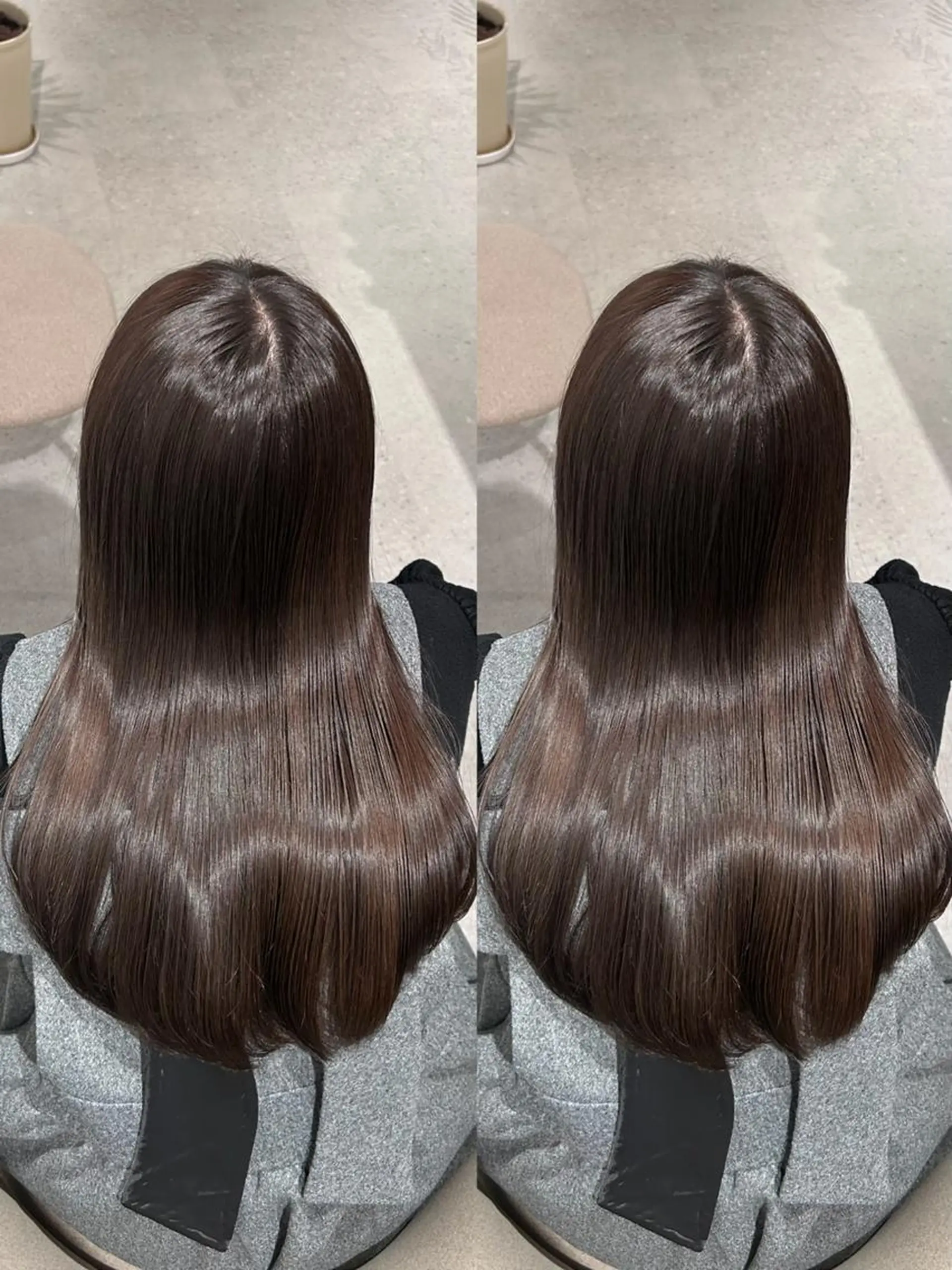 セミロング sara中谷 哲のヘアスタイル