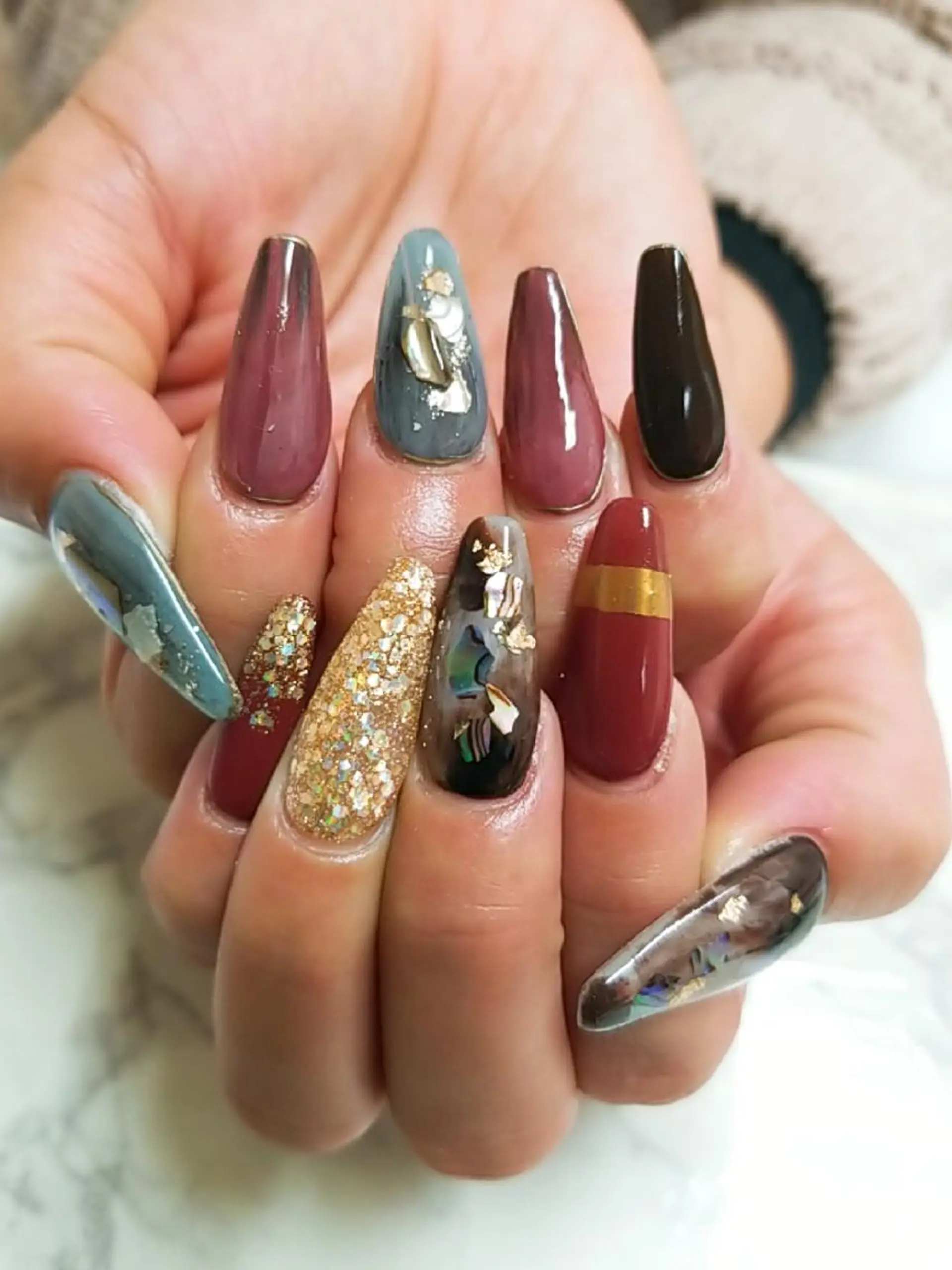 ネイル アートネイル ジェルネイル 持ち込み ニュアンスネイル パラジェル 河野ちえ (雑誌掲載サロン)のネイルデザイン