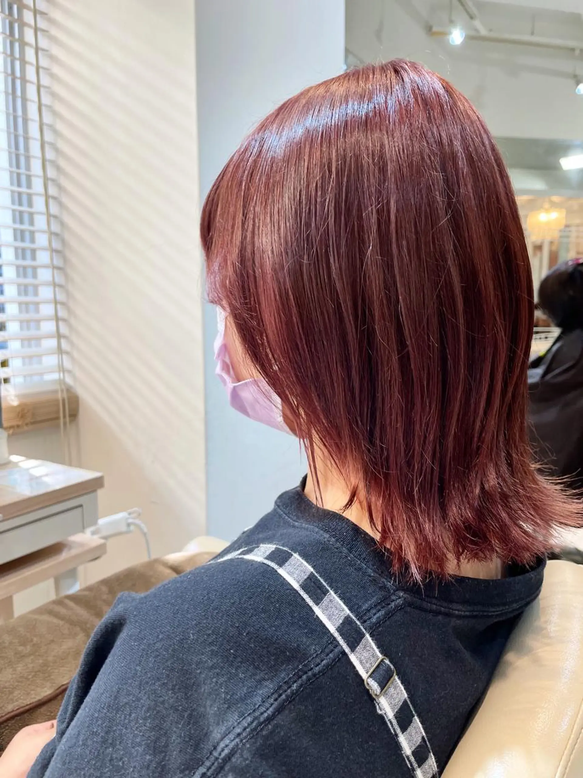 ミディアム ヘアカラー ❄️薄 仁❄️のヘアスタイル