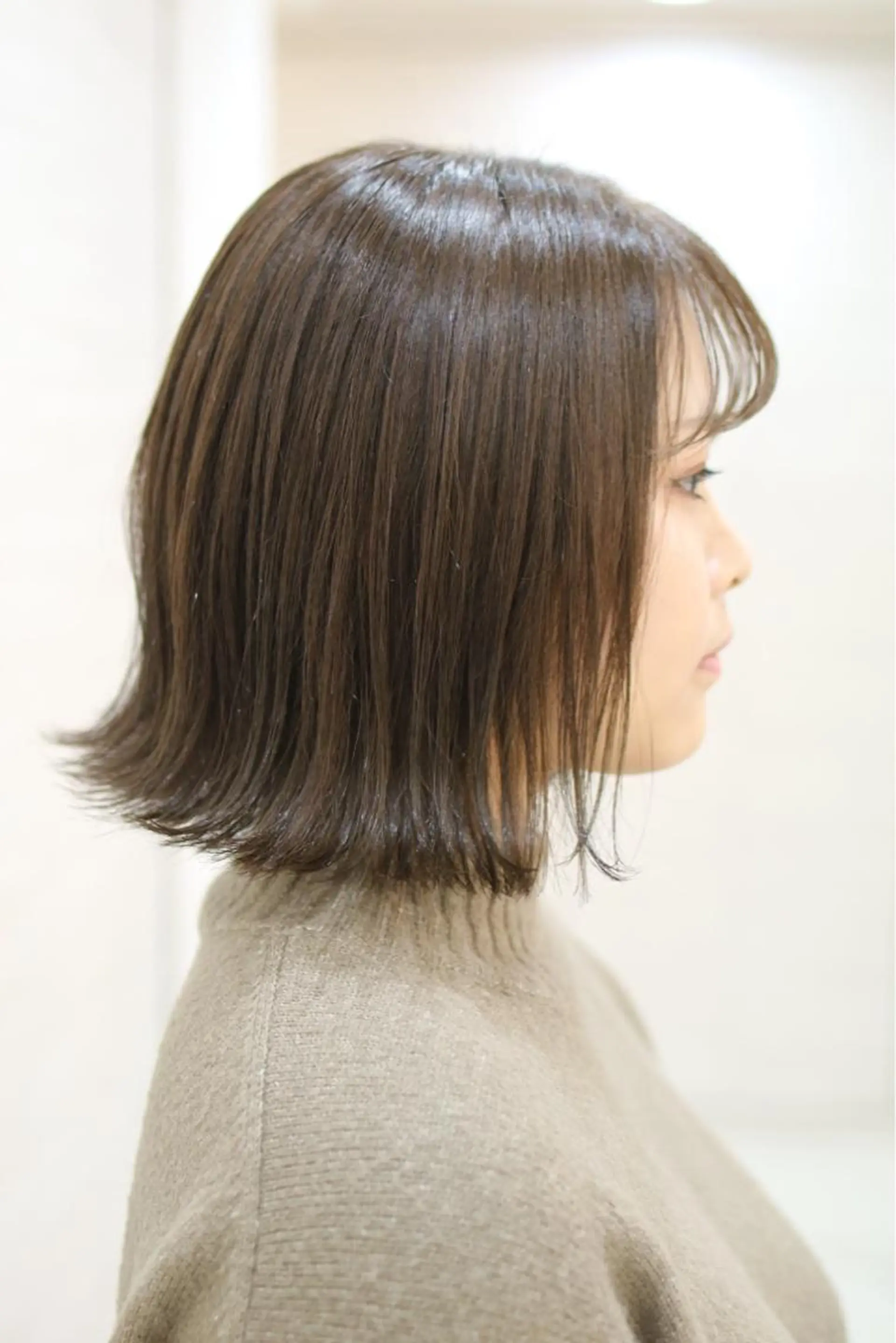 ミディアム カラー ベージュカラー セピアベージュ カット ヘアカラー トリートメント 斉藤 貴也のヘアスタイル