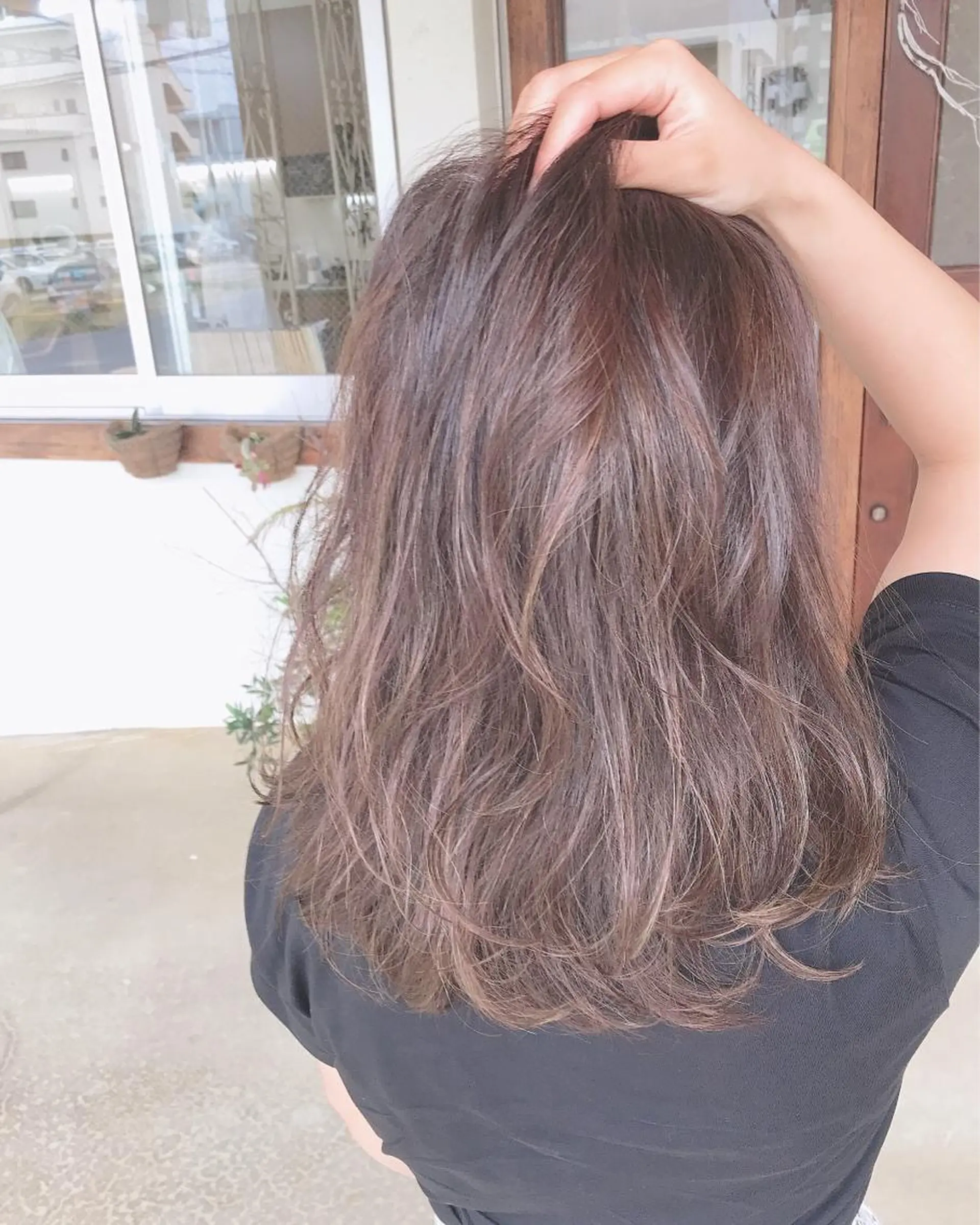 ショート カラー パーマ ハイライトカラー ハイライト カット ヘアカラー grand juteのヘアスタイル