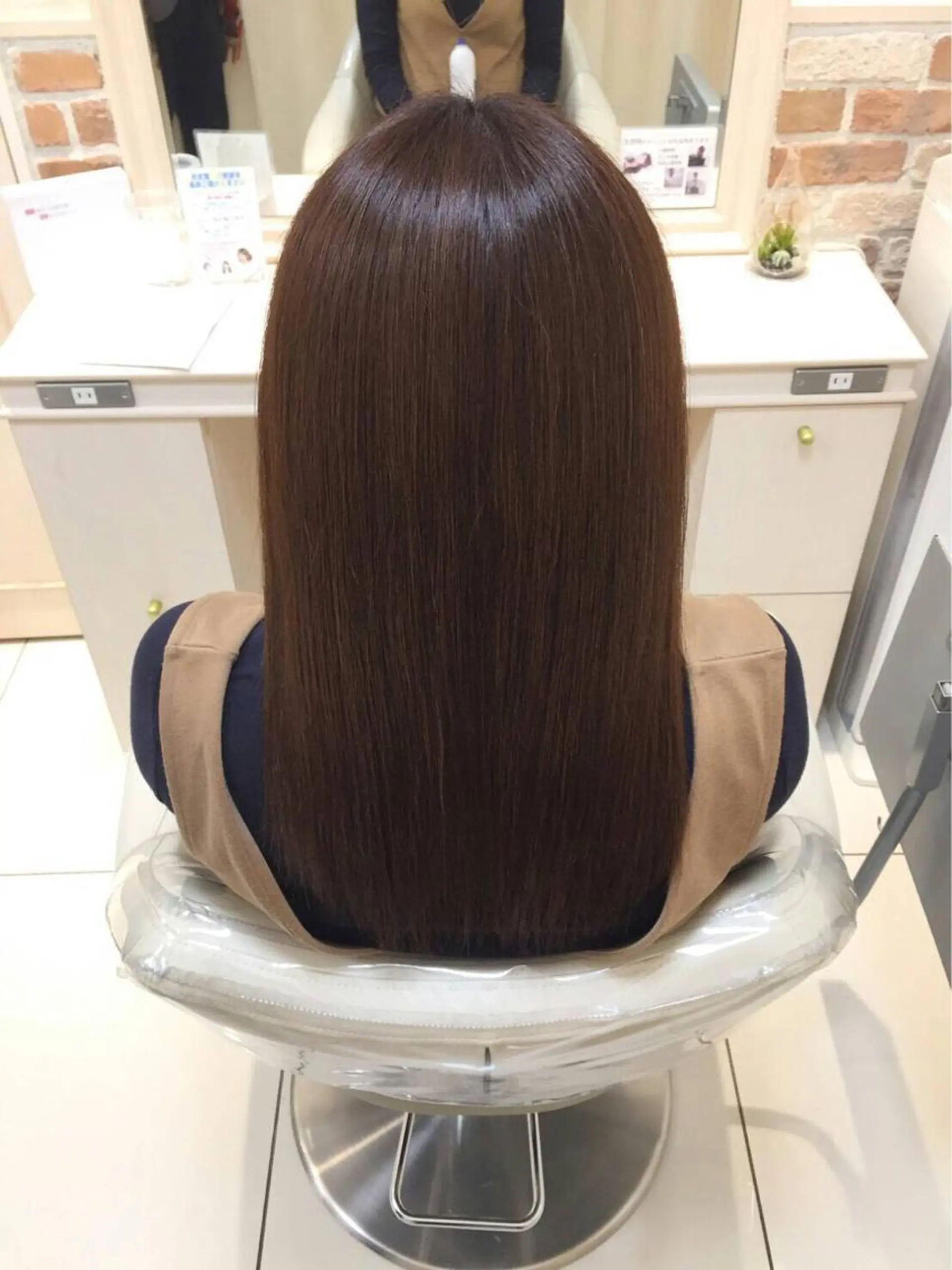 ロング パーマ 丸みショートボブ/ タッセルボブ 吉野のヘアスタイル