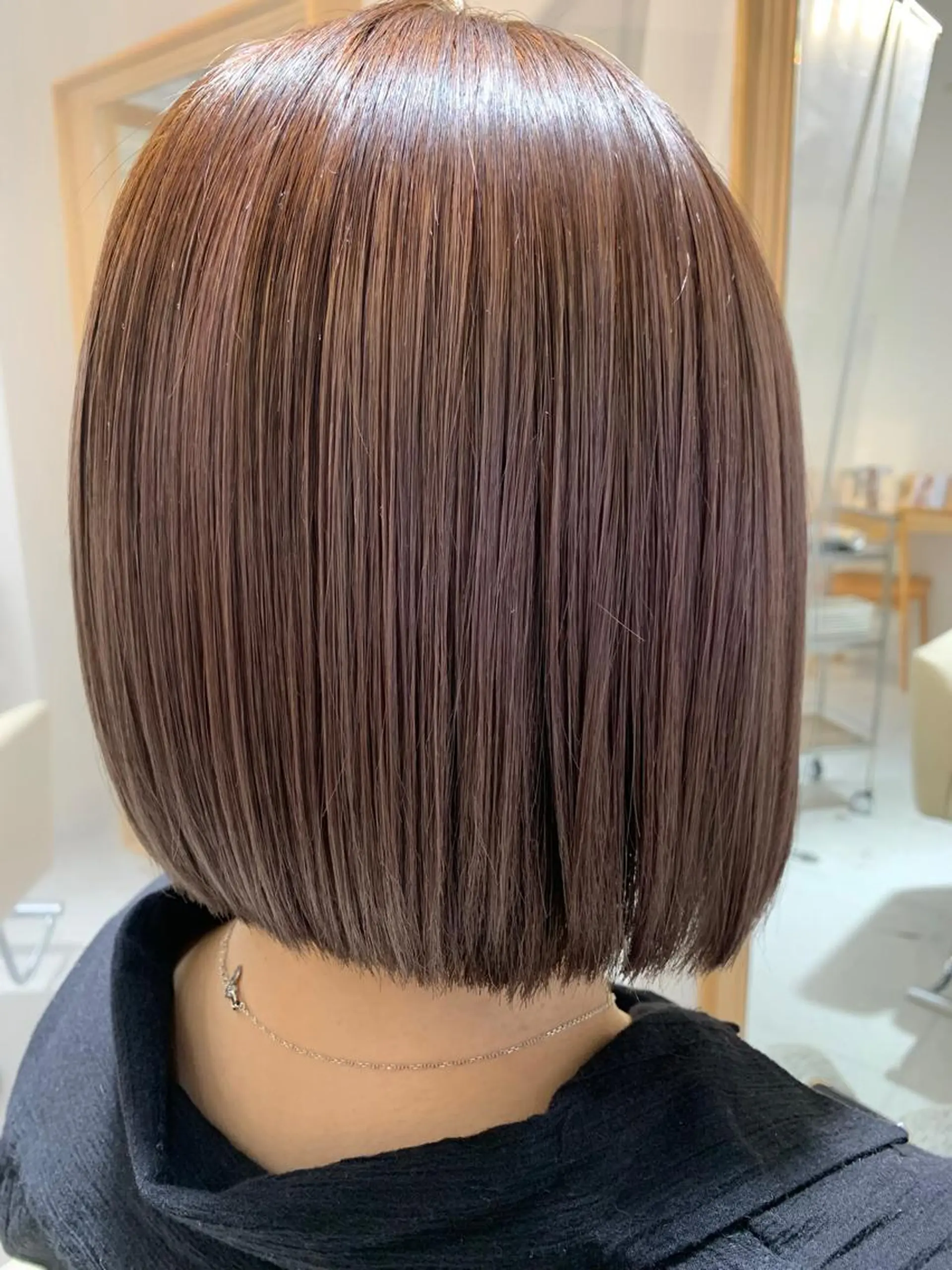 ショート 福田千尋/インナー カラー/縮毛矯正のヘアスタイル