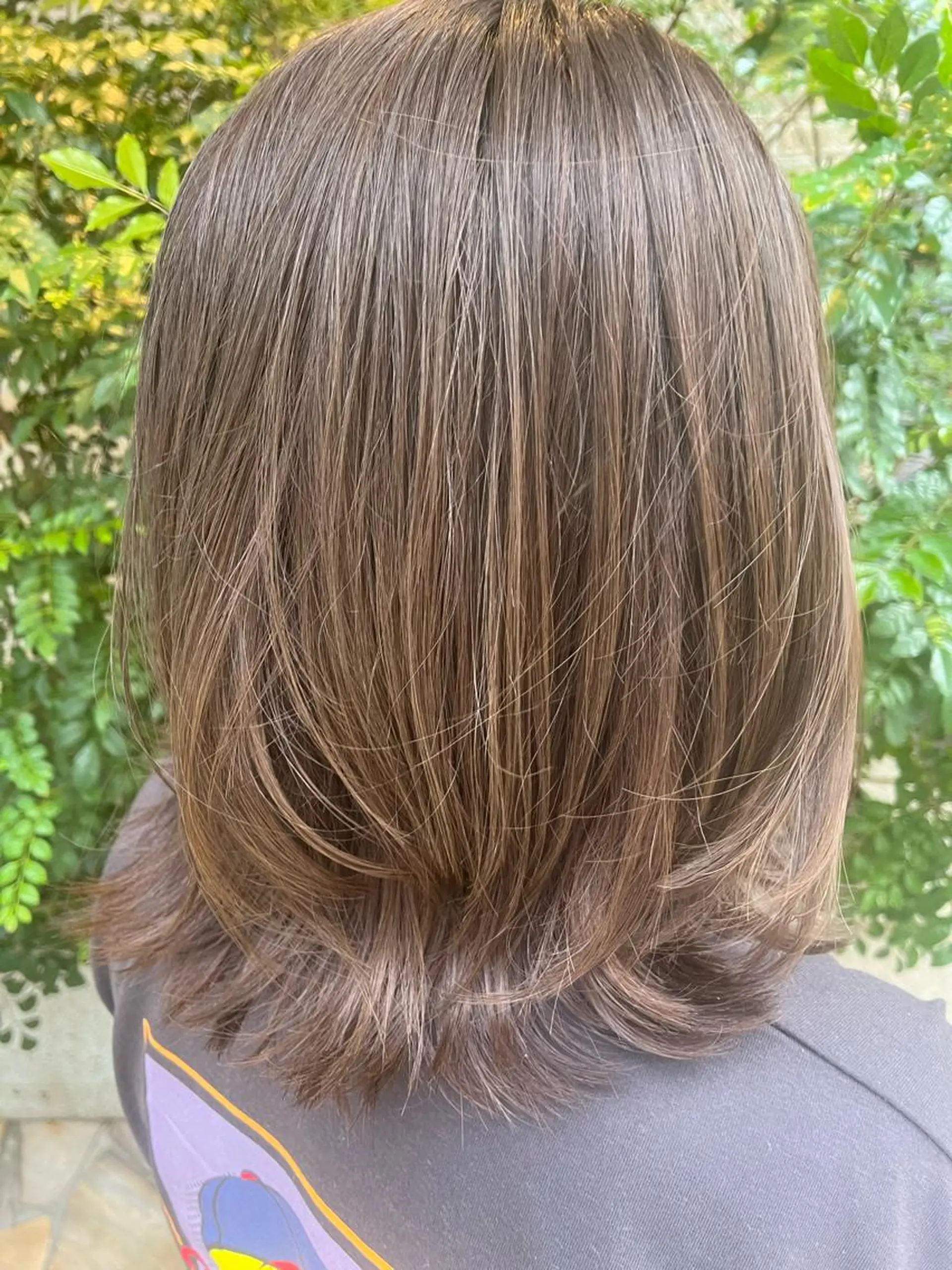 ミディアム ⬛️⬜️髪質改善⬛️ ⬜️藤川慎太郎のヘアスタイル