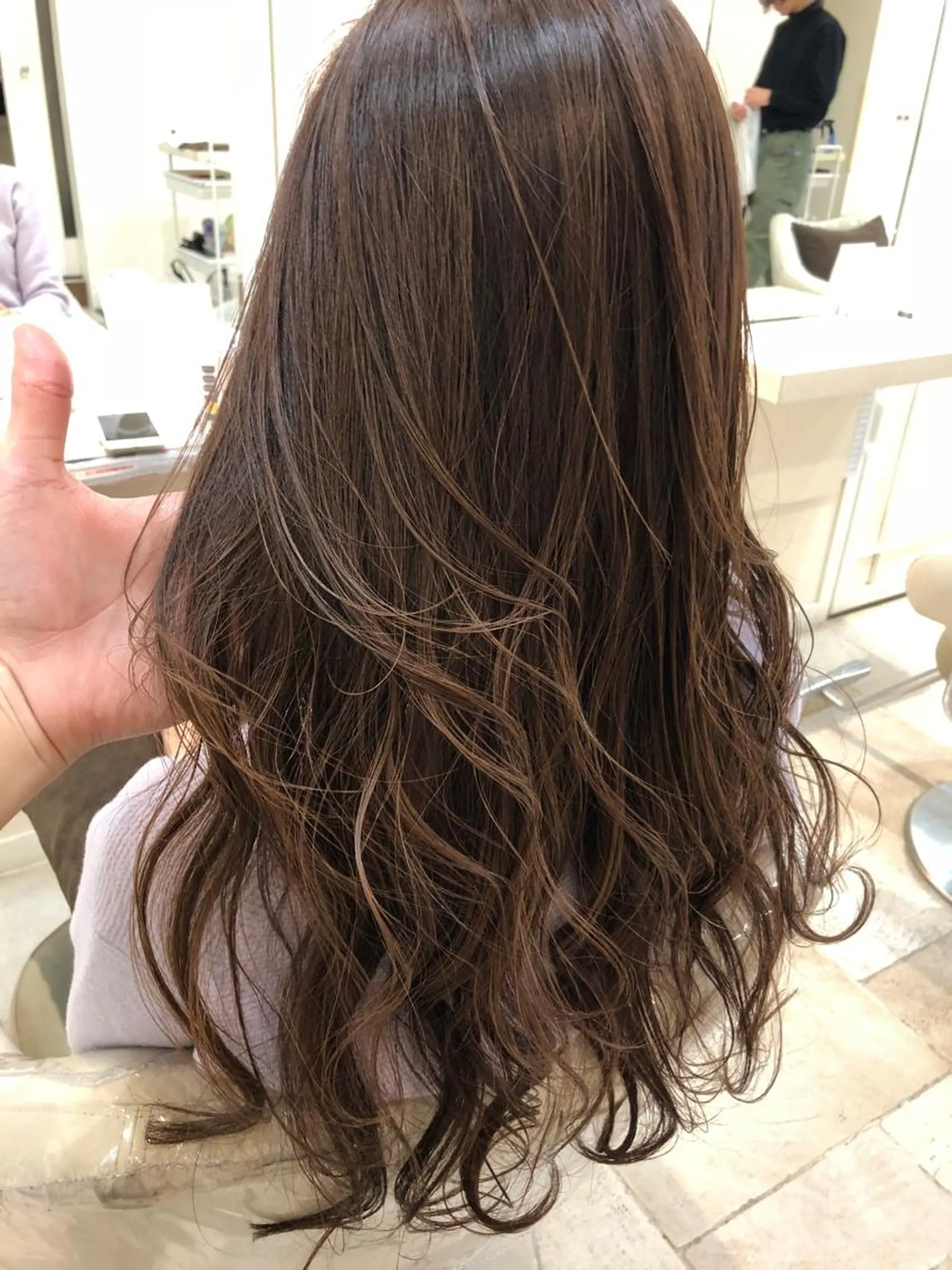 カラー 東梅田エリアカラー ヘアセットNo. 1のヘアスタイル