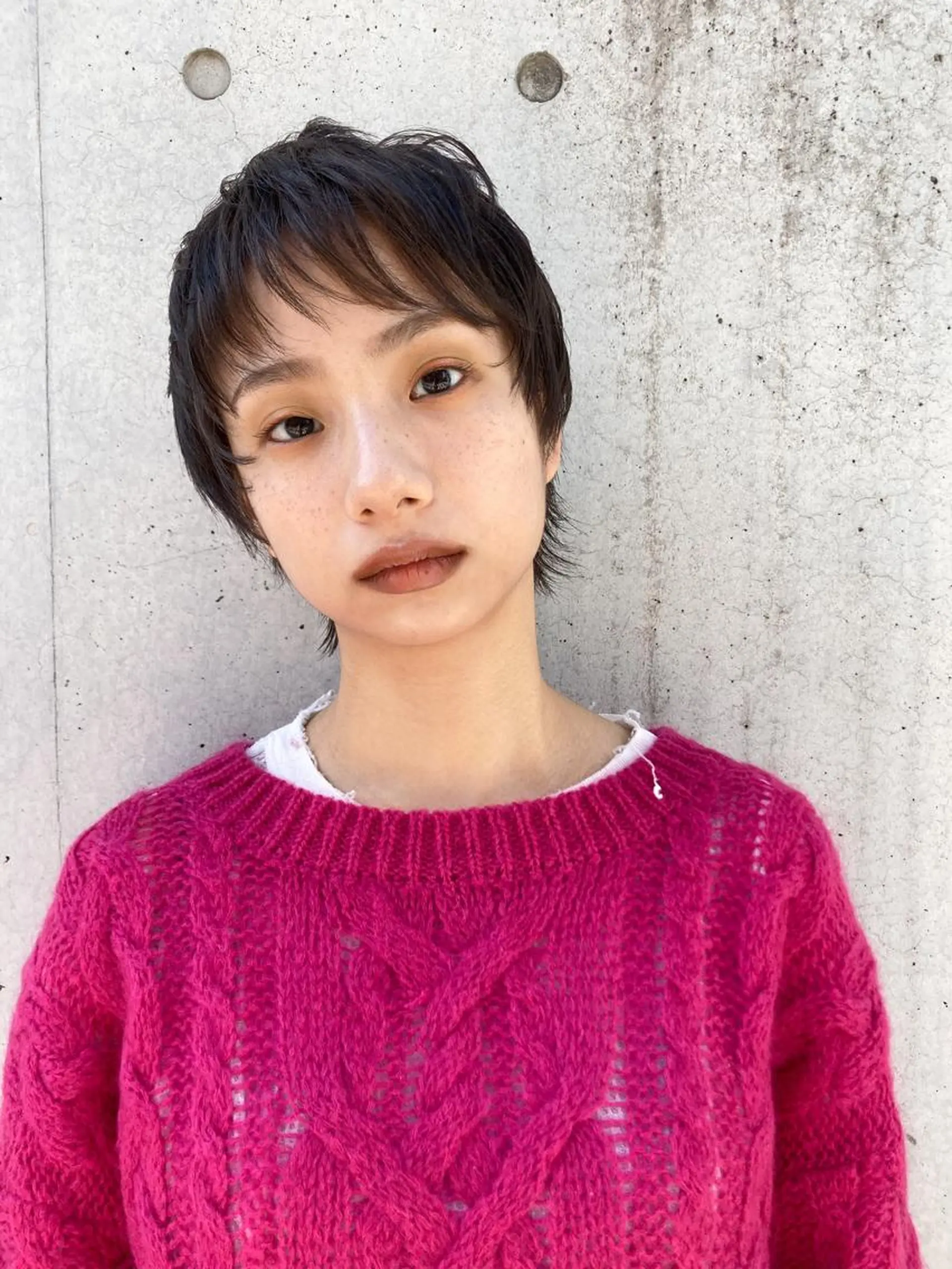 ショート ショートヘア ウルフカット 金田 夏野のヘアスタイル