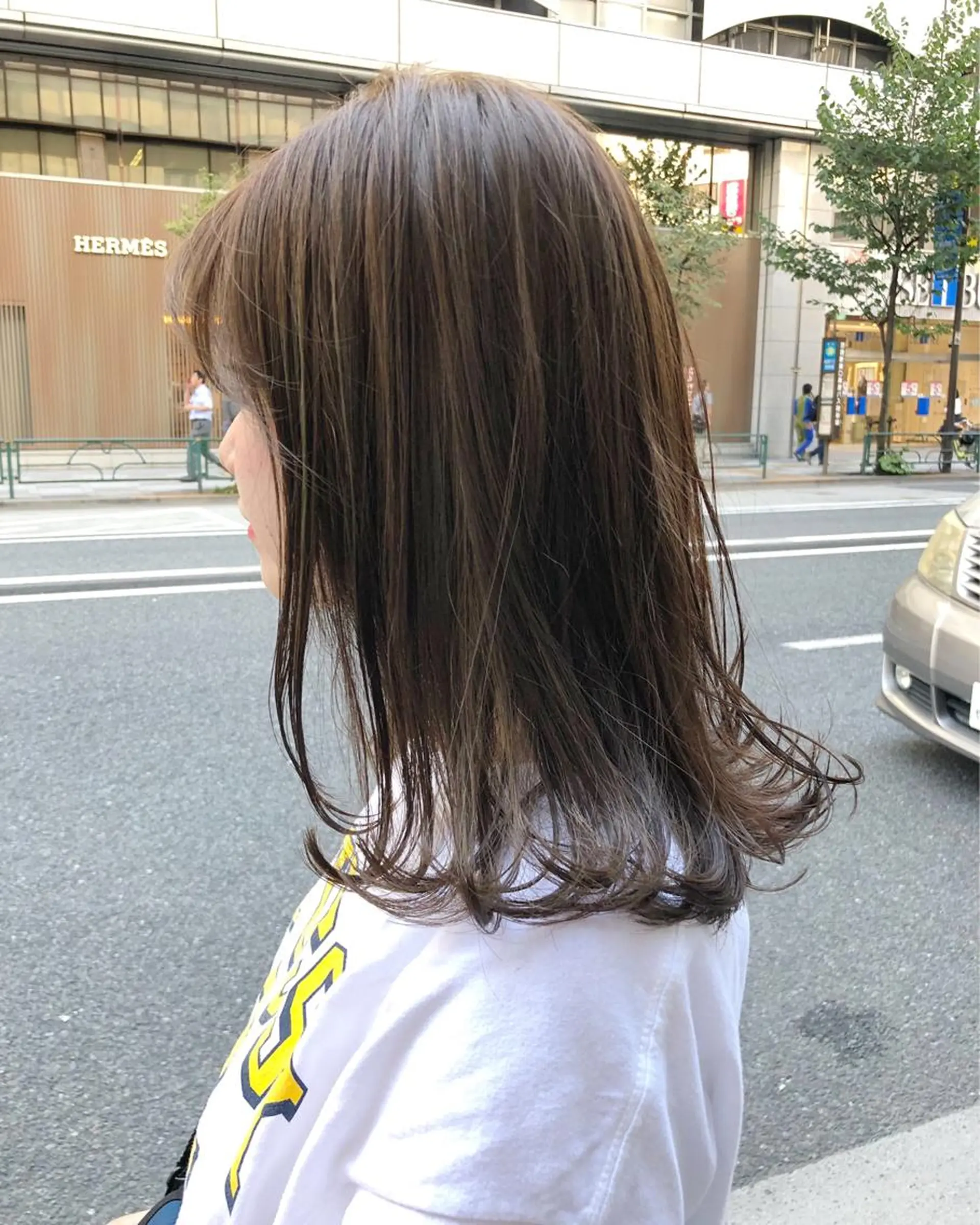 セミロング カラー ヘアアレンジ 【池袋/スパイキー ショート】ⓝⓘⓜⓤのヘアスタイル