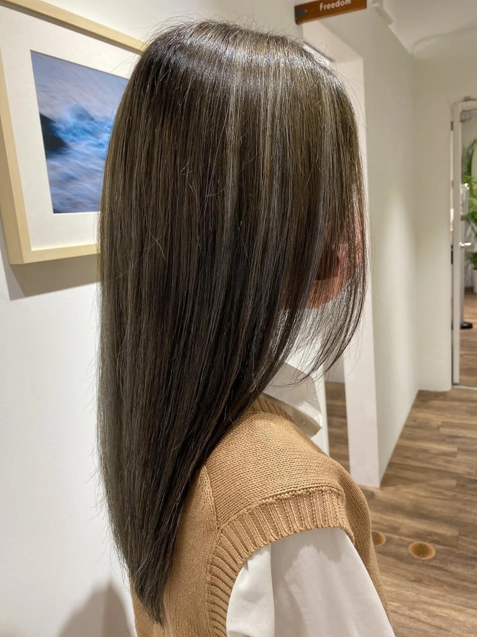 ロング カラー ヘアカラー トリートメント ハイライト⭐️上野 高広のヘアスタイル