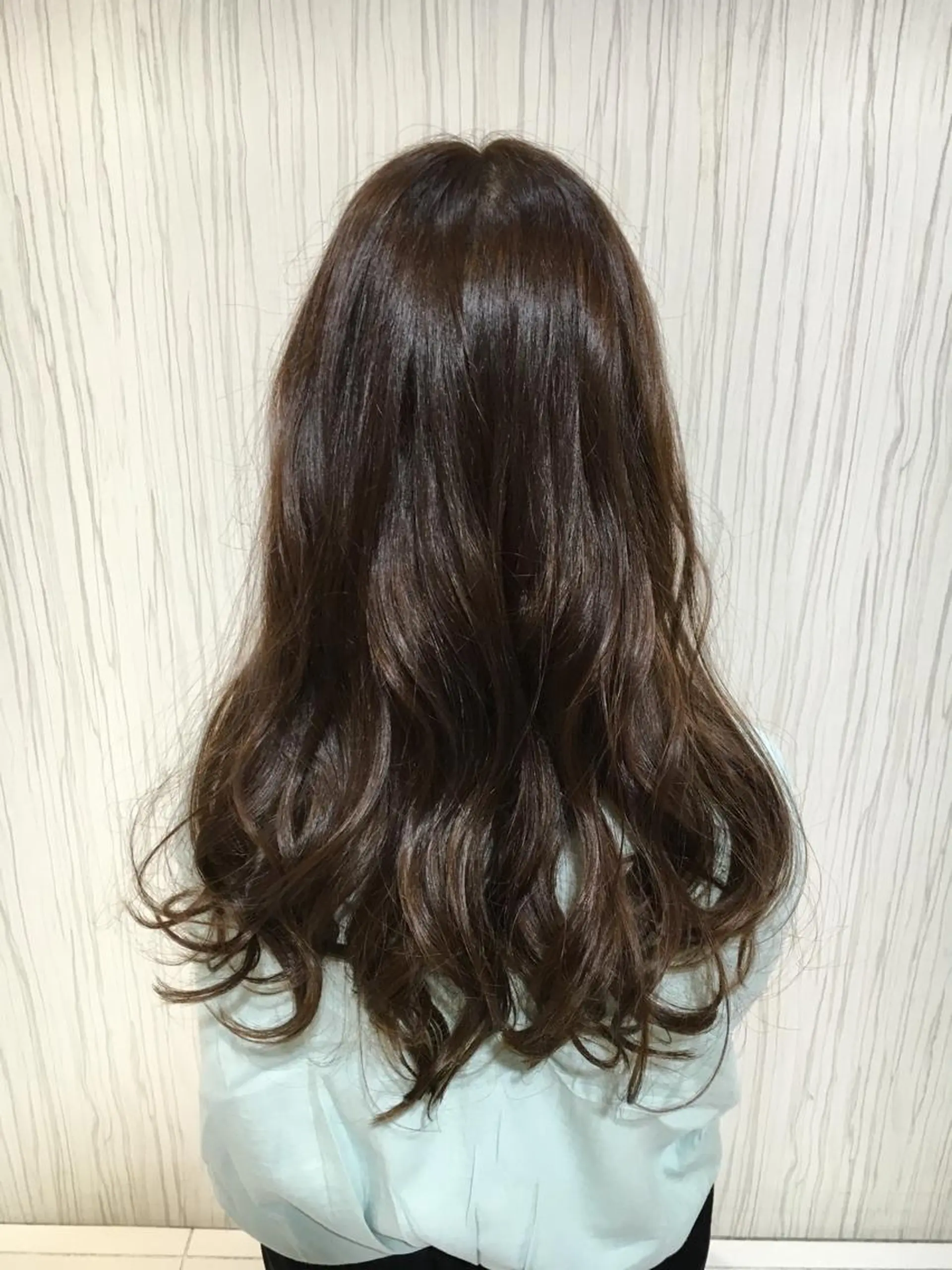 ミディアム セミロング ロング カラー アッシュ アッシュブラウン ブラウンカラー ✨艶髪✨透明感✨ 山内大樹のヘアスタイル