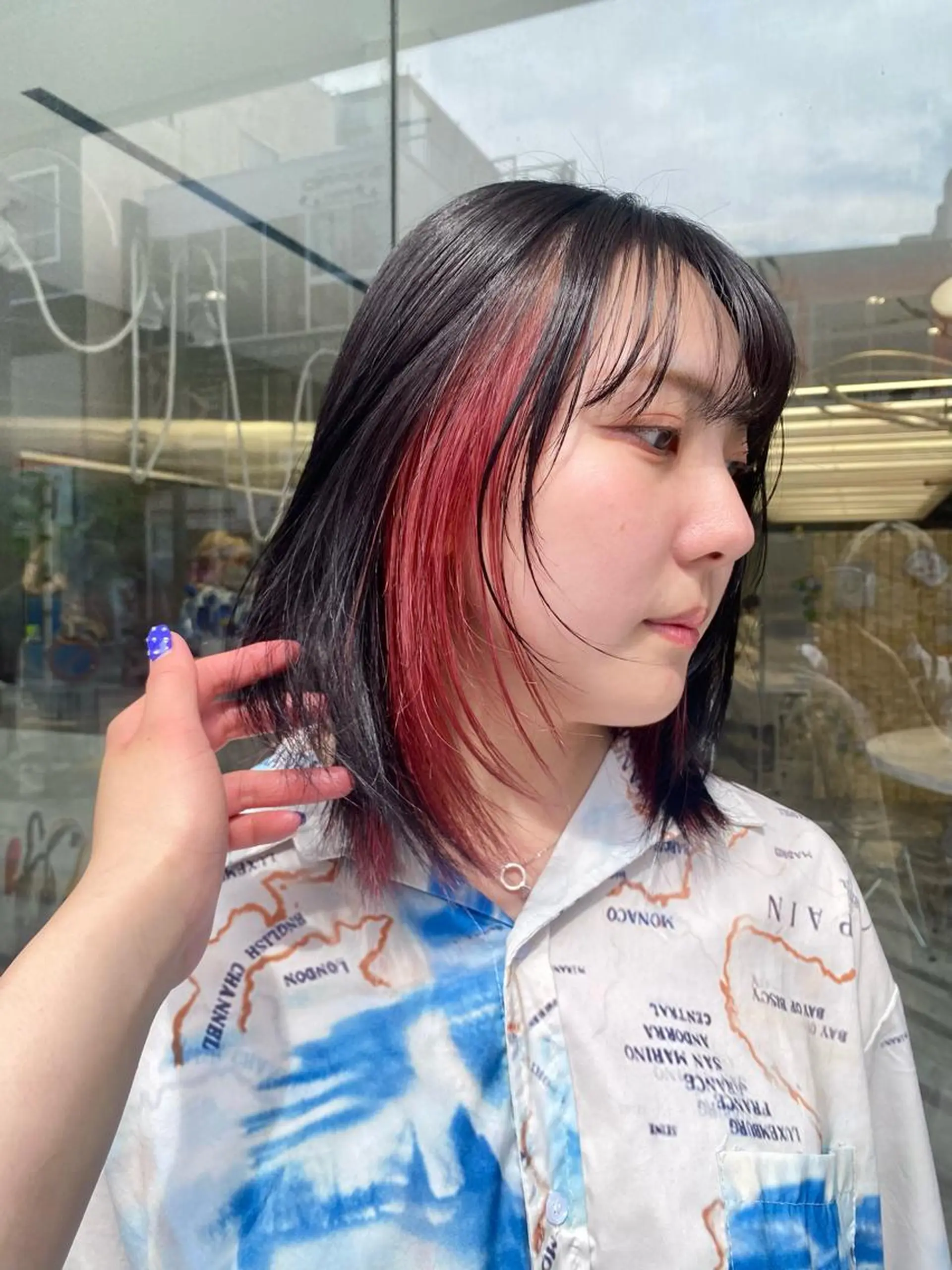 ミディアム otoha☆カラー/ レイヤー/八王子のヘアスタイル