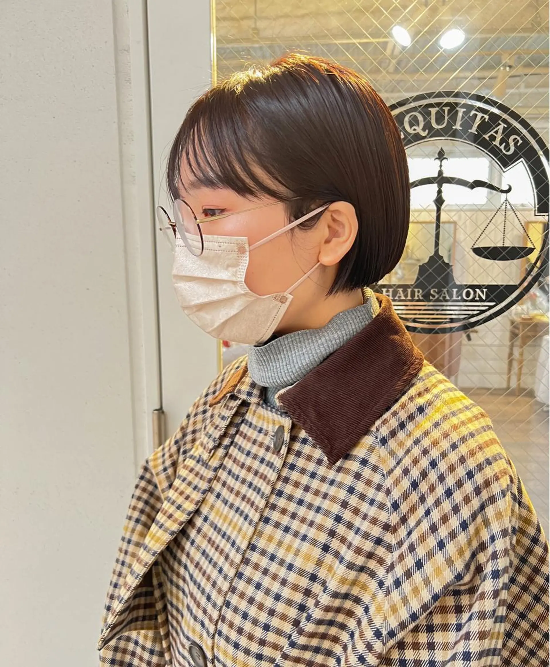 ショート カラー 切りっぱなしボブ ショートボブ ベージュカラー ブリーチ ケアブリーチ 蔵前 デザインカット KOBAYASHIのその他イメージ