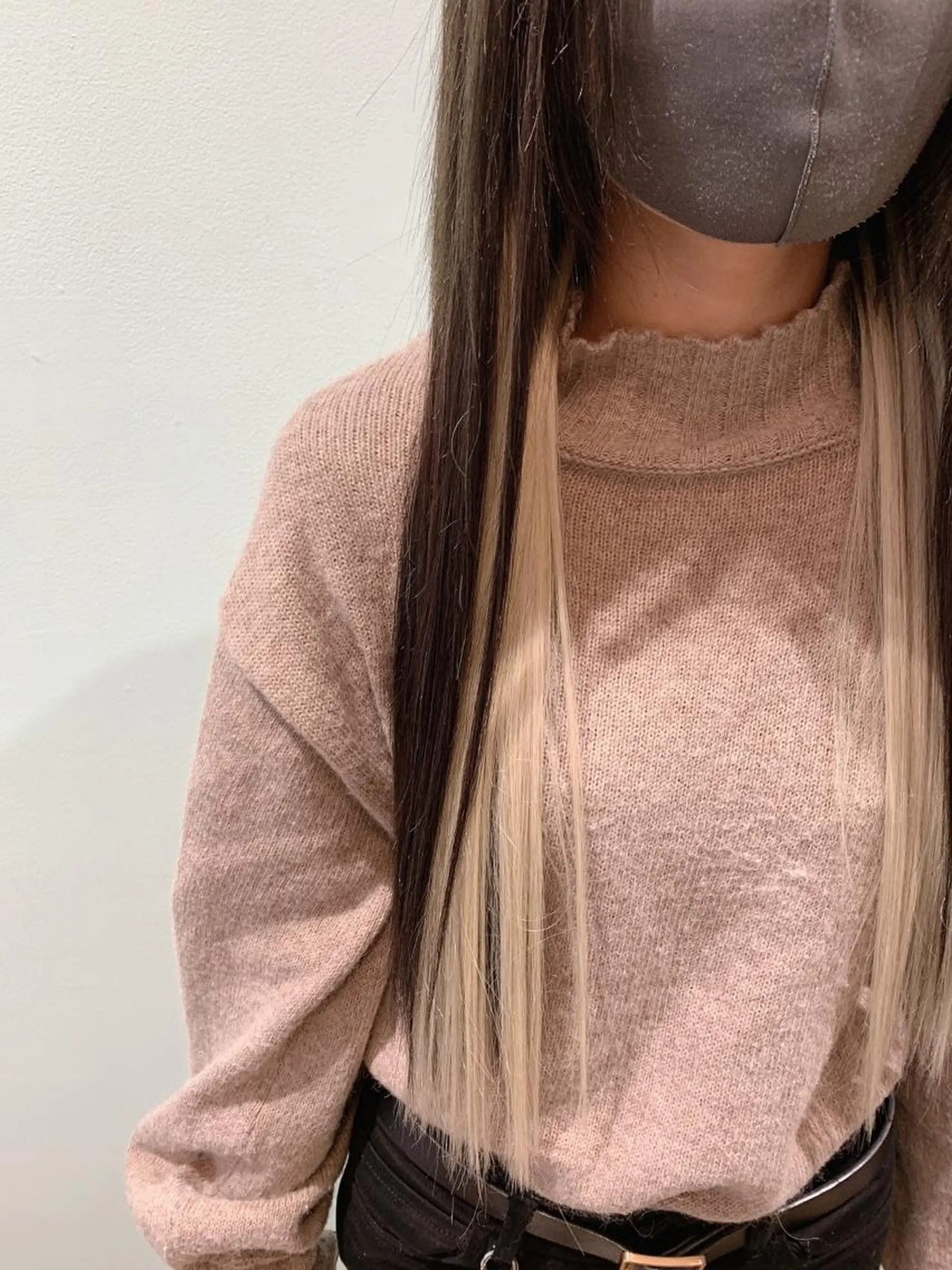 ロング カラー 黒髪 stylist Yukieのヘアスタイル