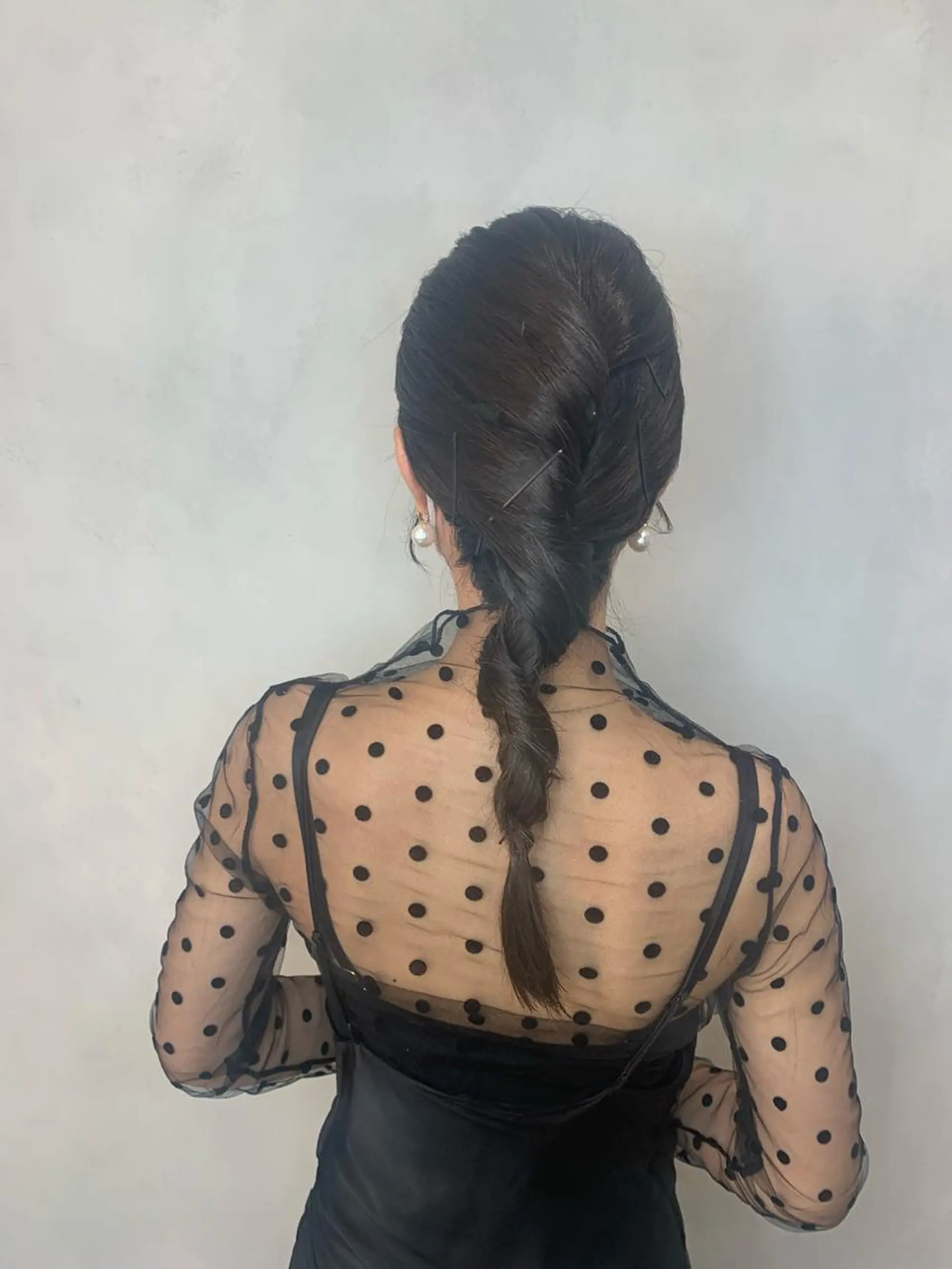 セミロング ヘアアレンジ 結婚式・ブライダル stylist N0Nのヘアスタイル