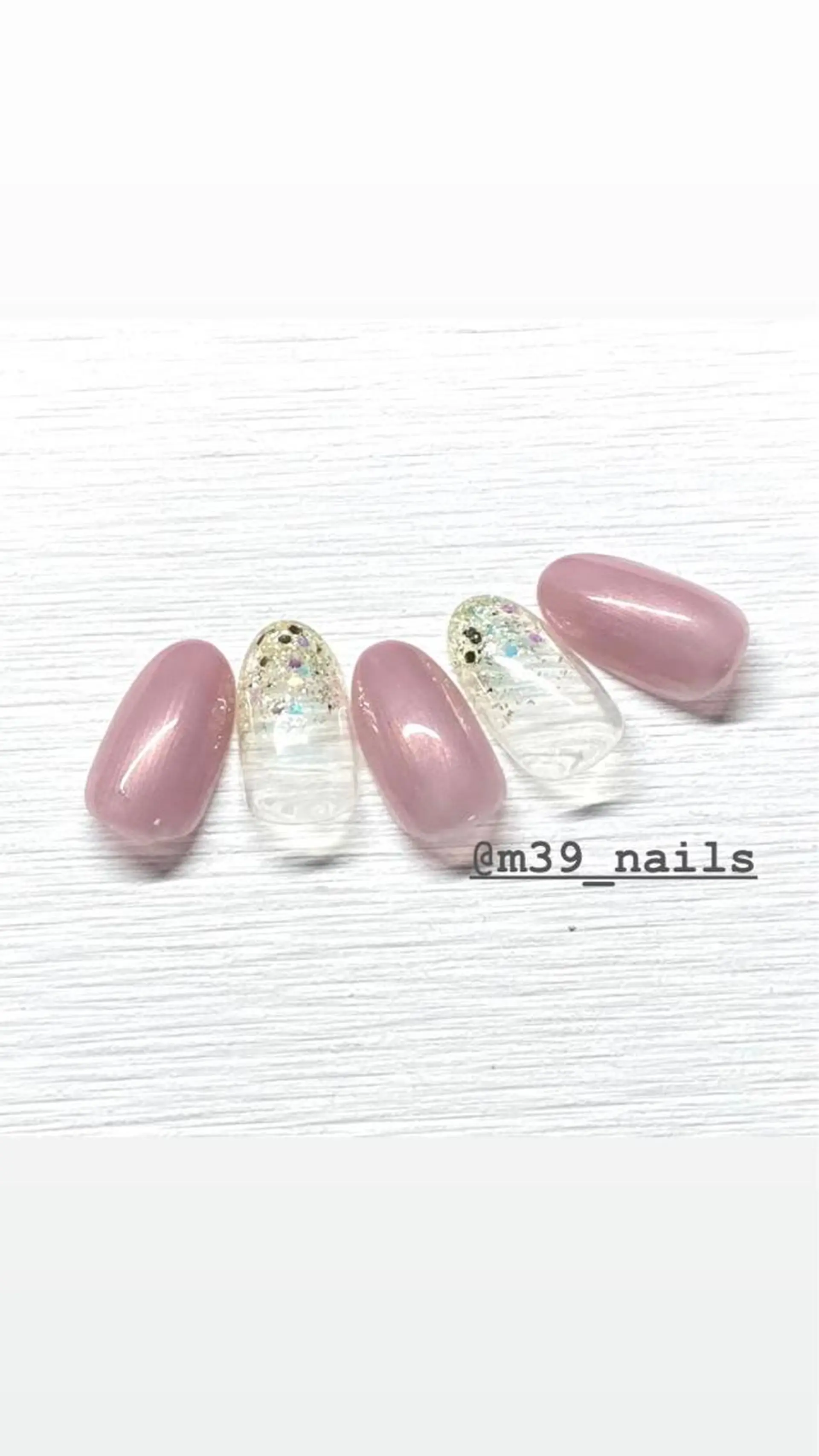 ネイル 韓国ネイル シンプルネイル 39-nails EharaMikuのネイルデザイン