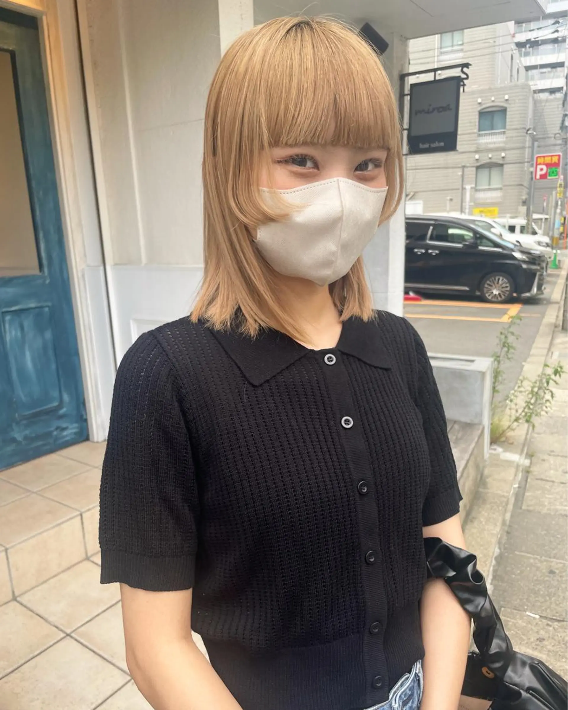 ミディアム 🙃 透明感カラー/ボブのヘアスタイル