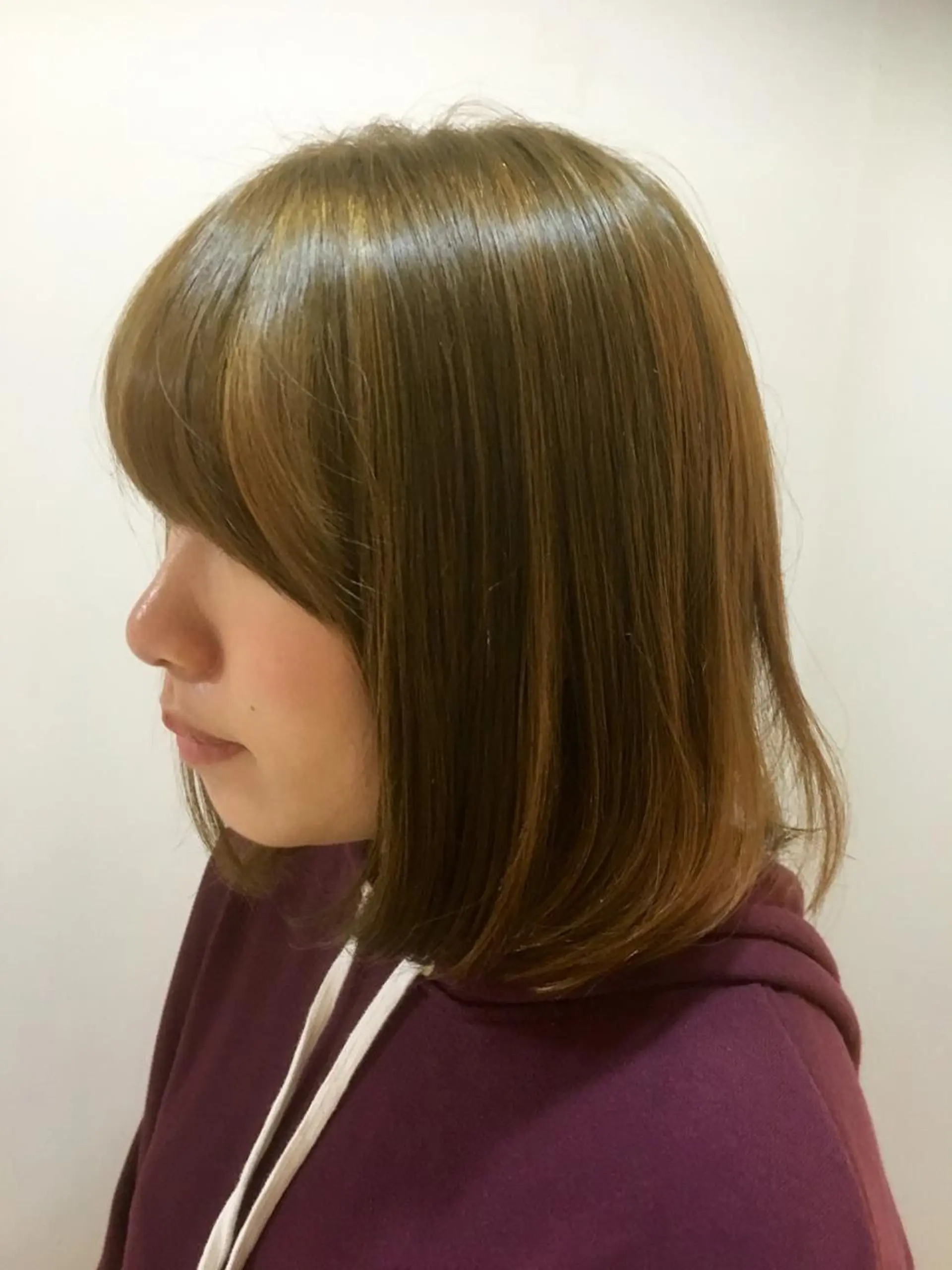 ミディアム カラー ベージュカラー ブリーチ ブラウンカラー 永井 大希のヘアスタイル