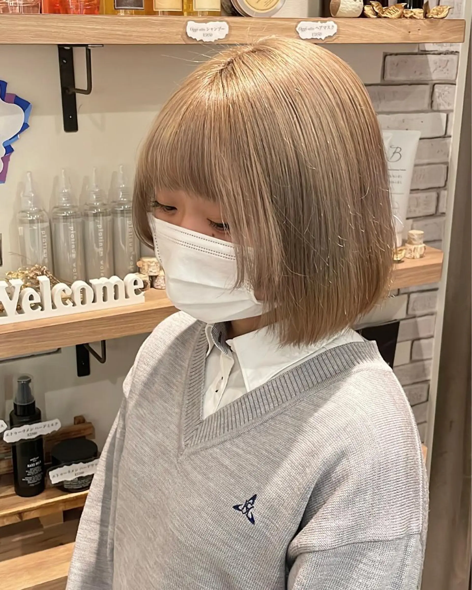 ショート カラー ヘアカラー 大人可愛い/レイヤー /ブリーチ/溝口誠二のヘアスタイル