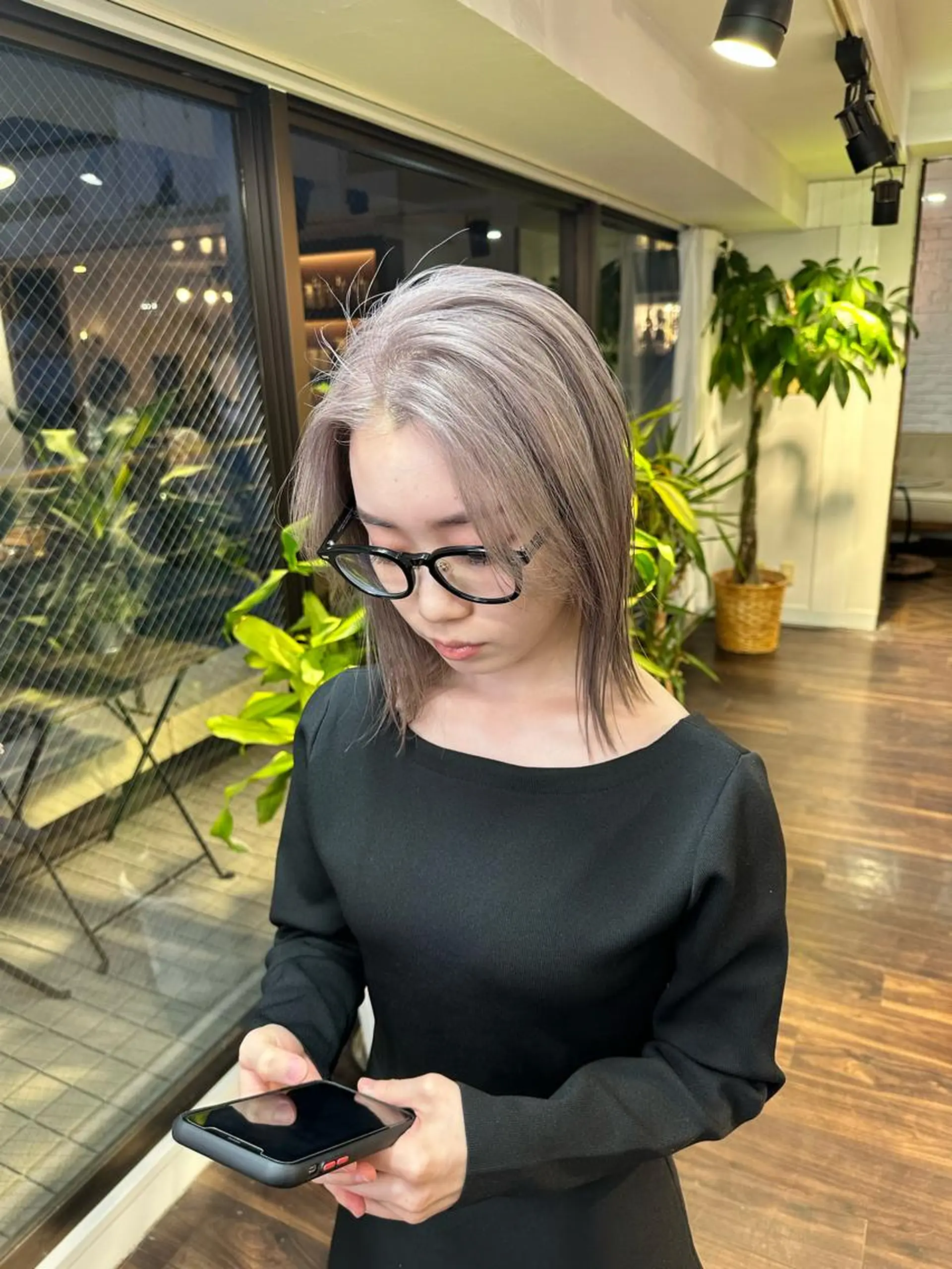 ミディアム カラー アディクシーカラー ベージュカラー ブリーチ ブロンド ケアブリーチ ワンホン/エクステ ケラチン/Kaitoのヘアスタイル