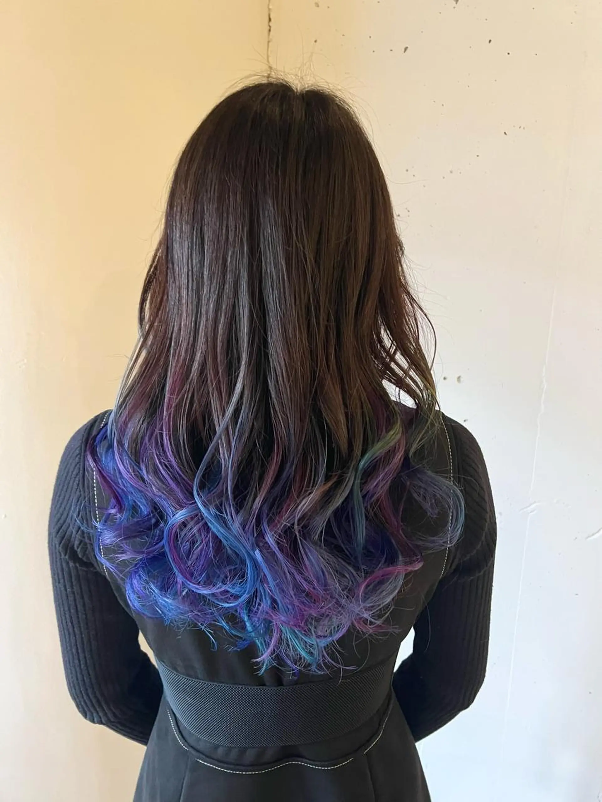 セミロング カラー ヘアアレンジ グラデーションカラー ユニコーンカラー カラースペシャリスト しょう🧑🏼‍🎨のヘアスタイル