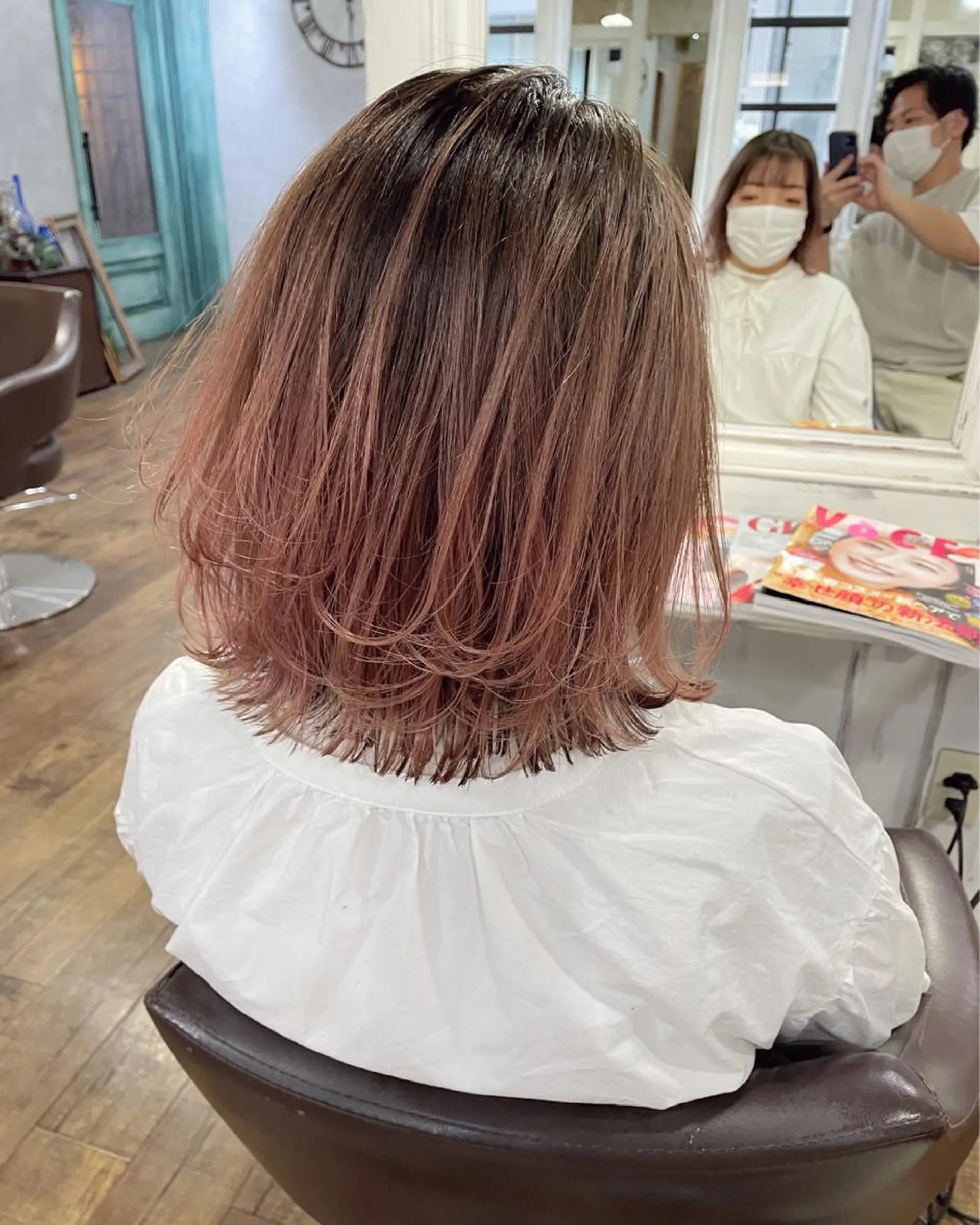 ショート カラー ヘアカラー トリートメント 遠藤 拓馬のヘアスタイル