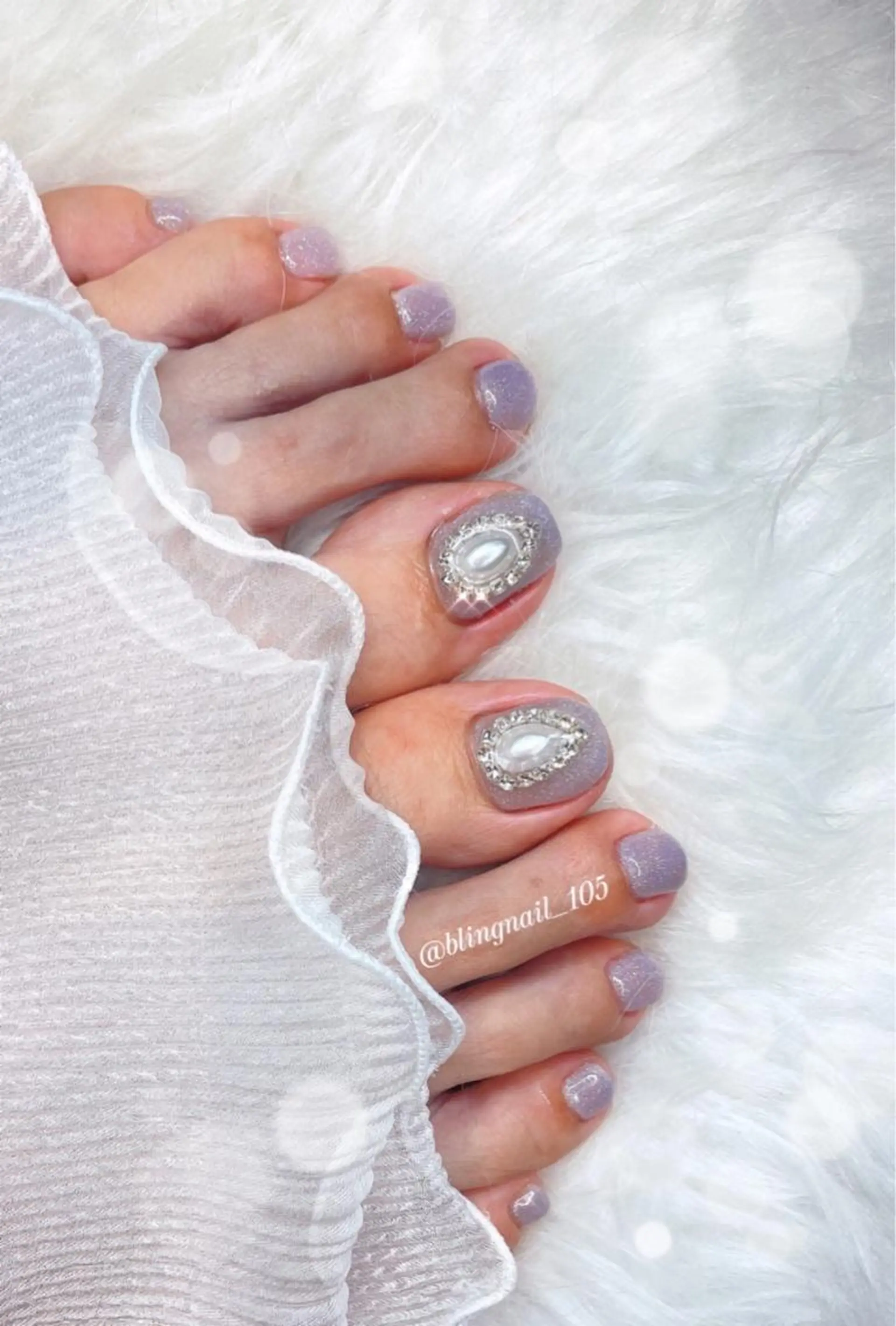 ネイル フットネイル 23時まで❤︎韓国、 ワンホンネイルのネイルデザイン