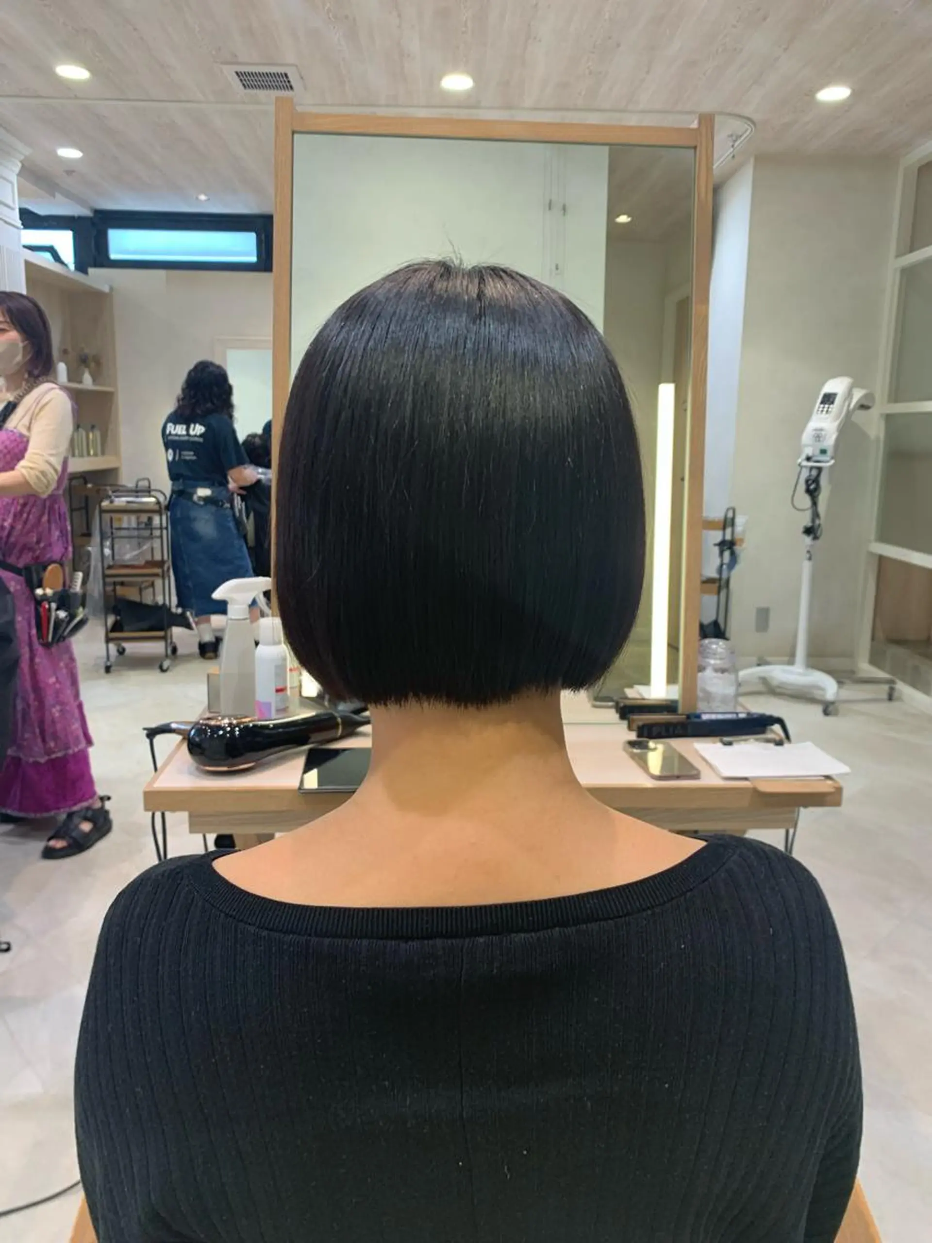 ショート 伸ばしかけ 髪質改善 縮毛矯正 トリートメント フェザー/ニュアンス パーマ/ryutoのヘアスタイル