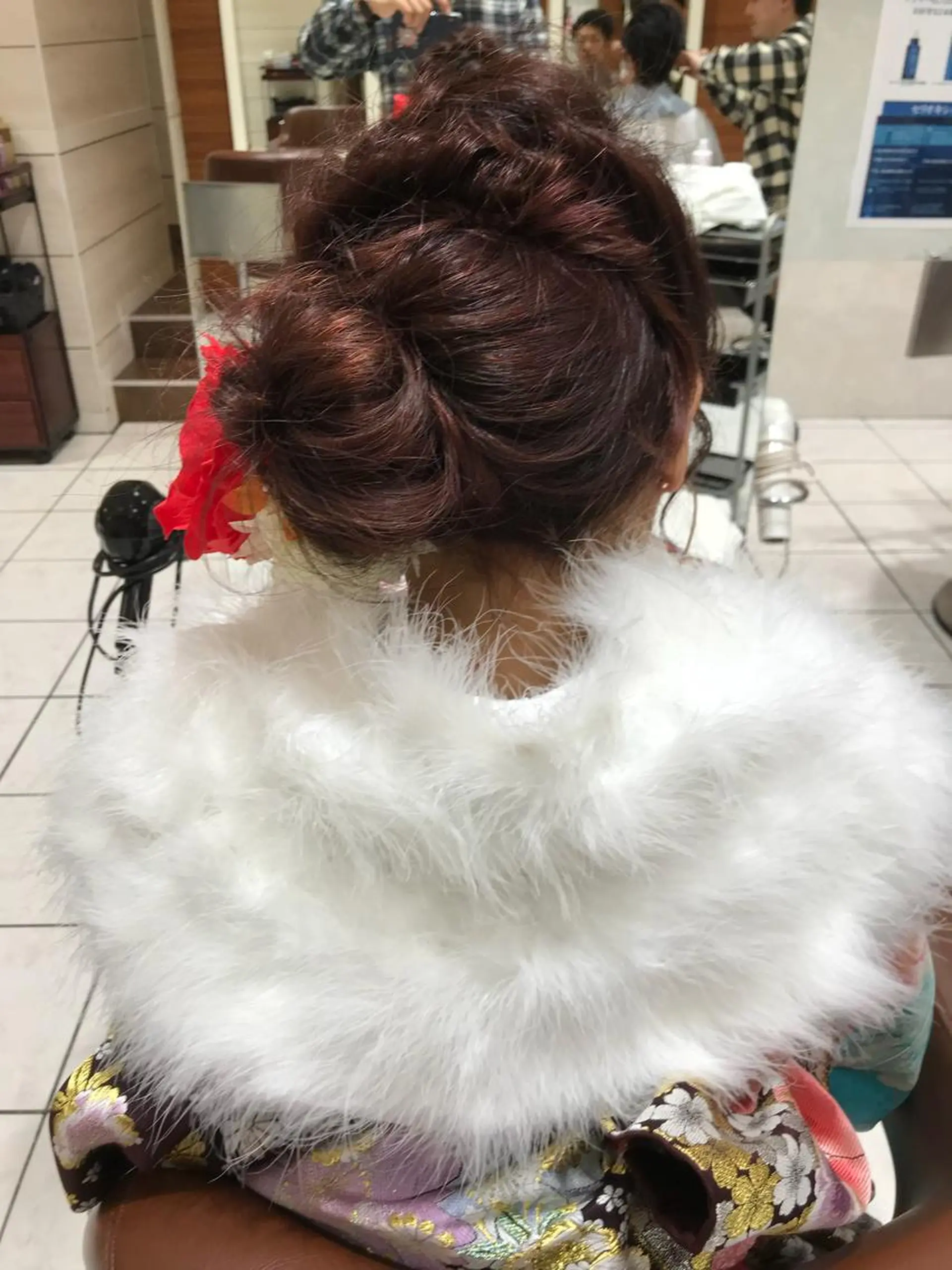 ヘアアレンジ 成人式 テラモト カズヨシのヘアスタイル
