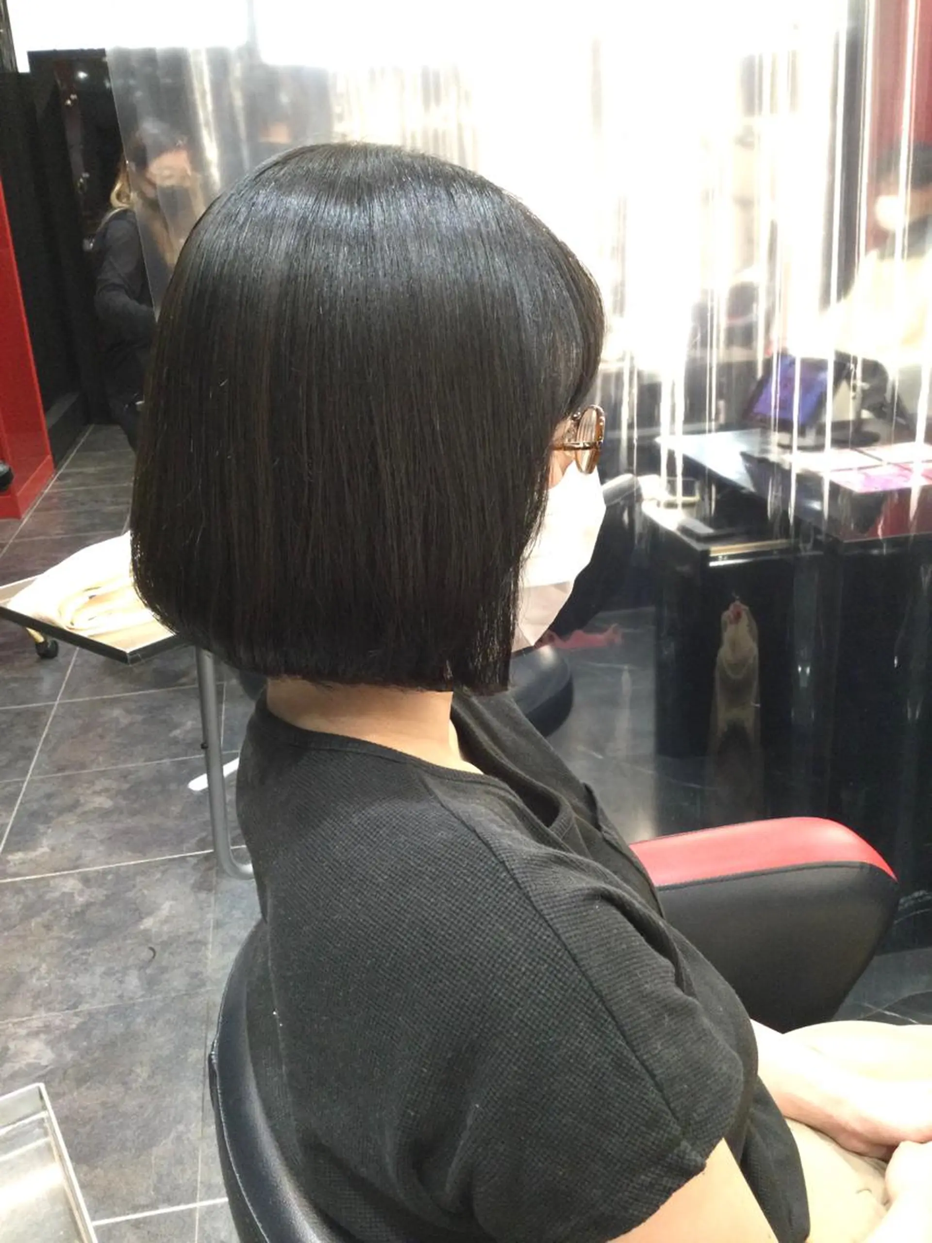 ミディアム Annon プライベートサロンのヘアスタイル