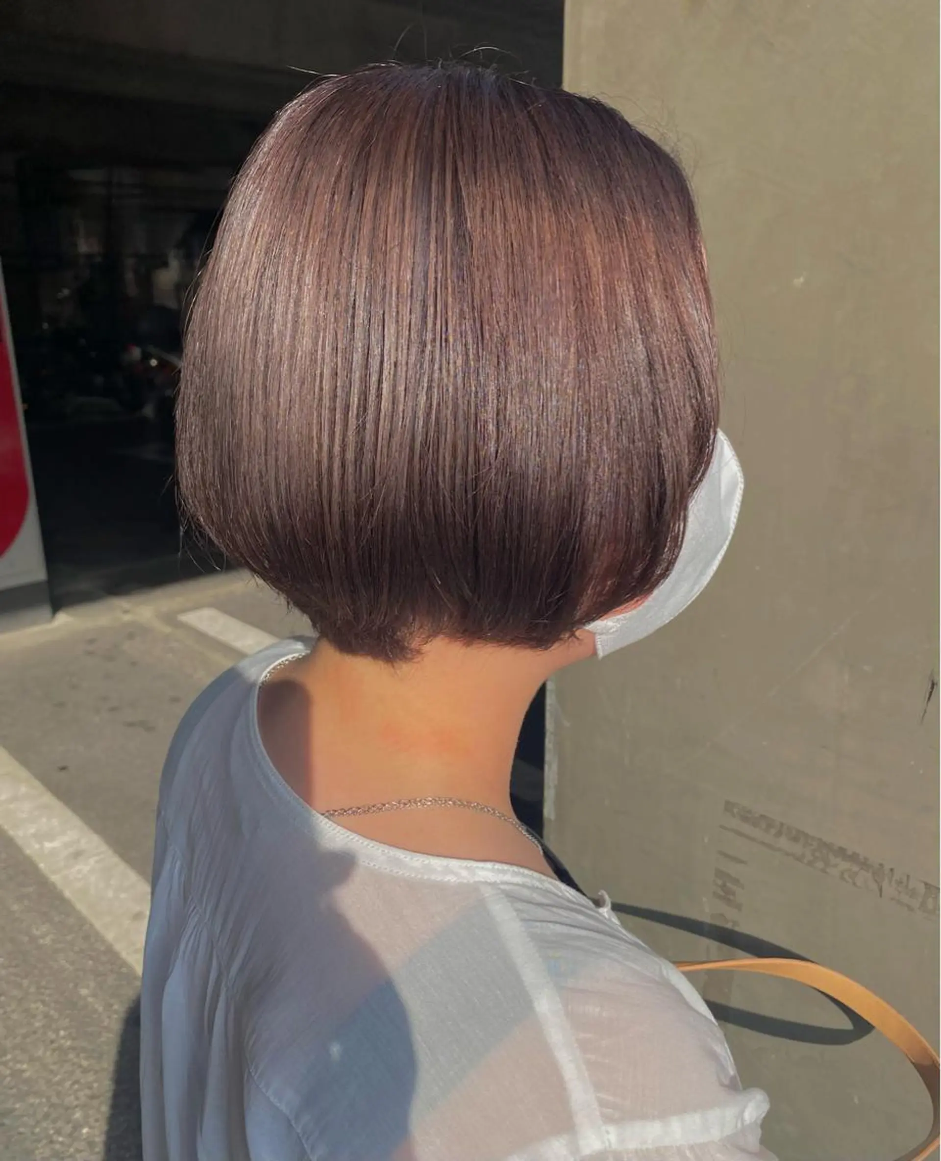 ショート カラー ピンクカラー 暖色カラー/天神/ ヘイマサクラのヘアスタイル