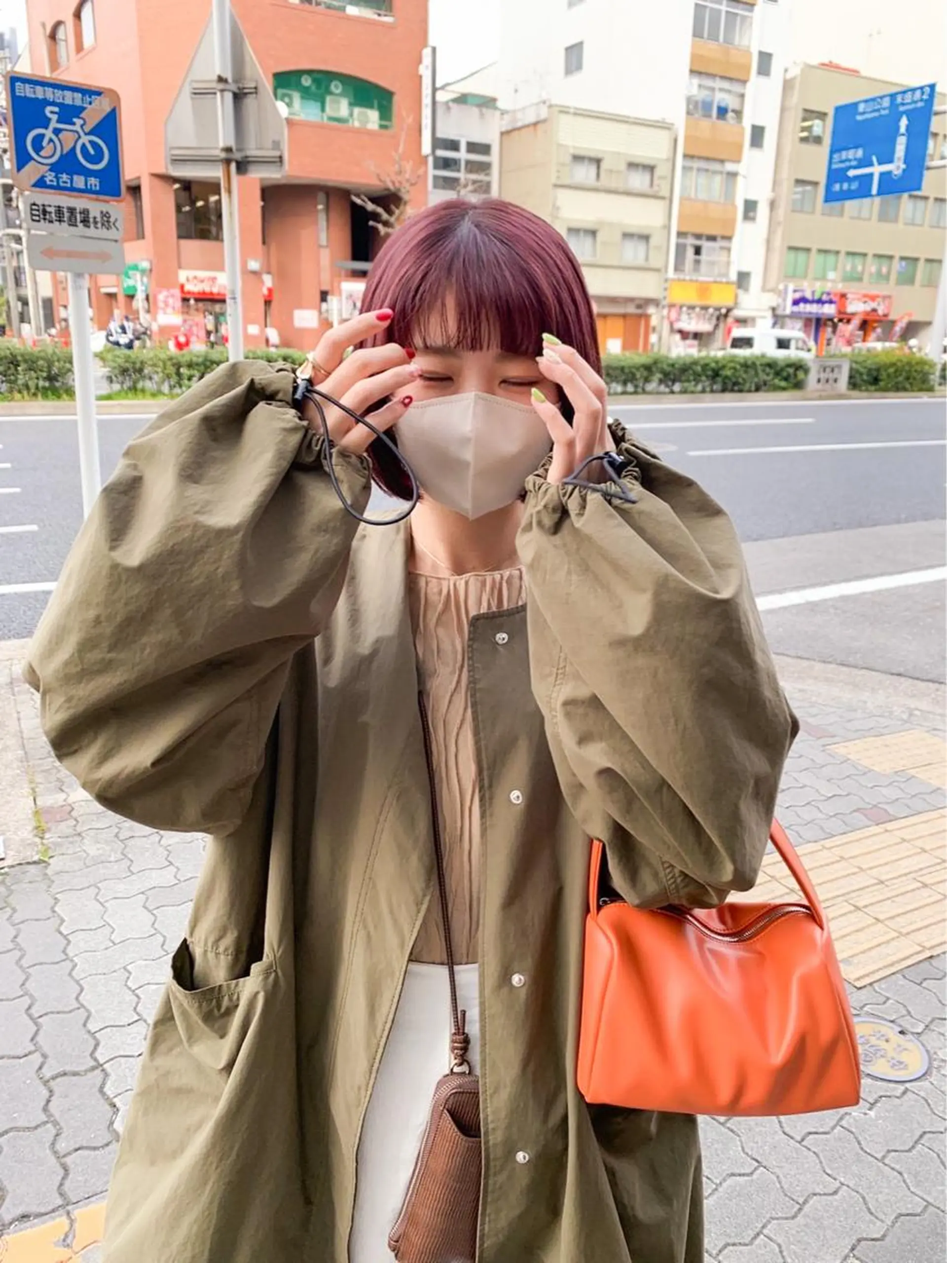 ミディアム カラー カット レイヤー/高橋 みく /池下/千種のヘアスタイル