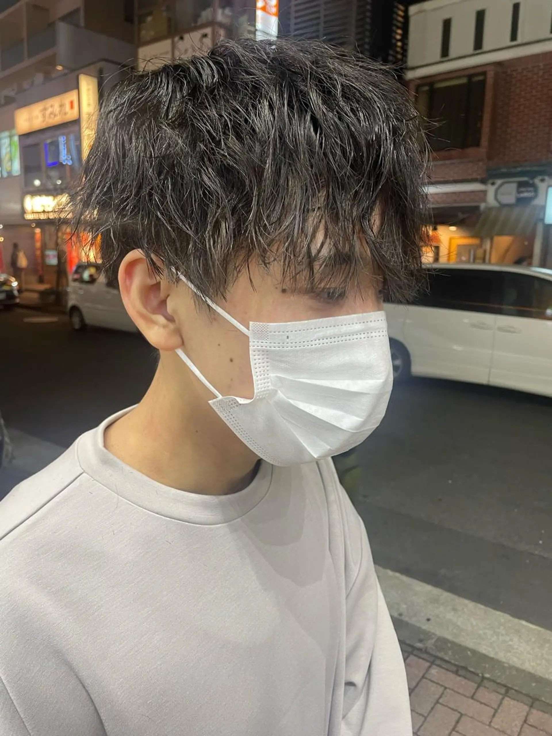 パーマ メンズ マッシュ メンズパーマ メンズツイストパーマ ツイストパーマ カット パーマ 韓国ヘア🦋 MIYUのヘアスタイル