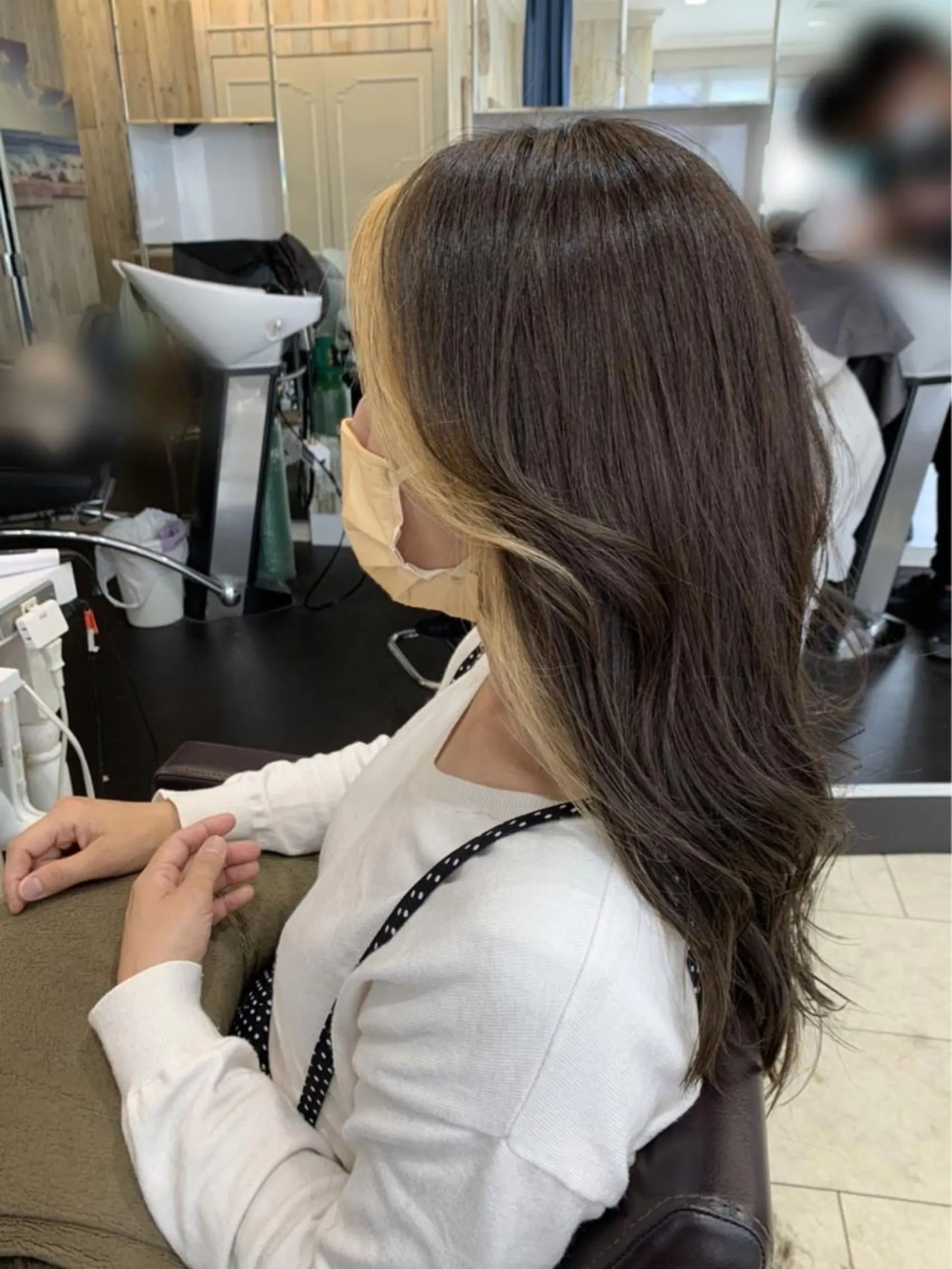 セミロング ミストバング hair＆design Navy所属・吉川 眞之亮のヘアスタイル