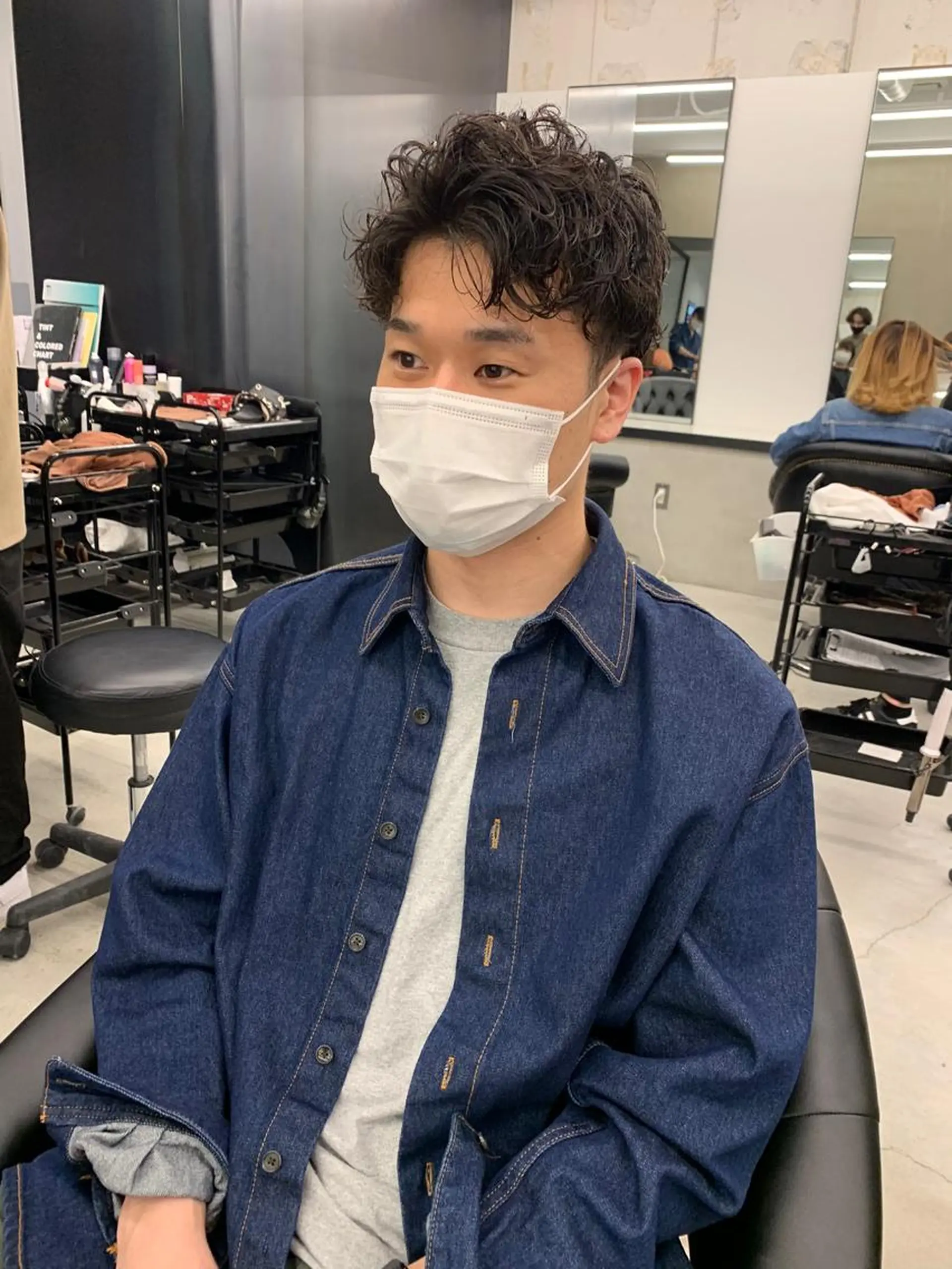 ショート パーマ メンズ カット パーマ kimika🥑 メンズ/髪質改善のその他イメージ