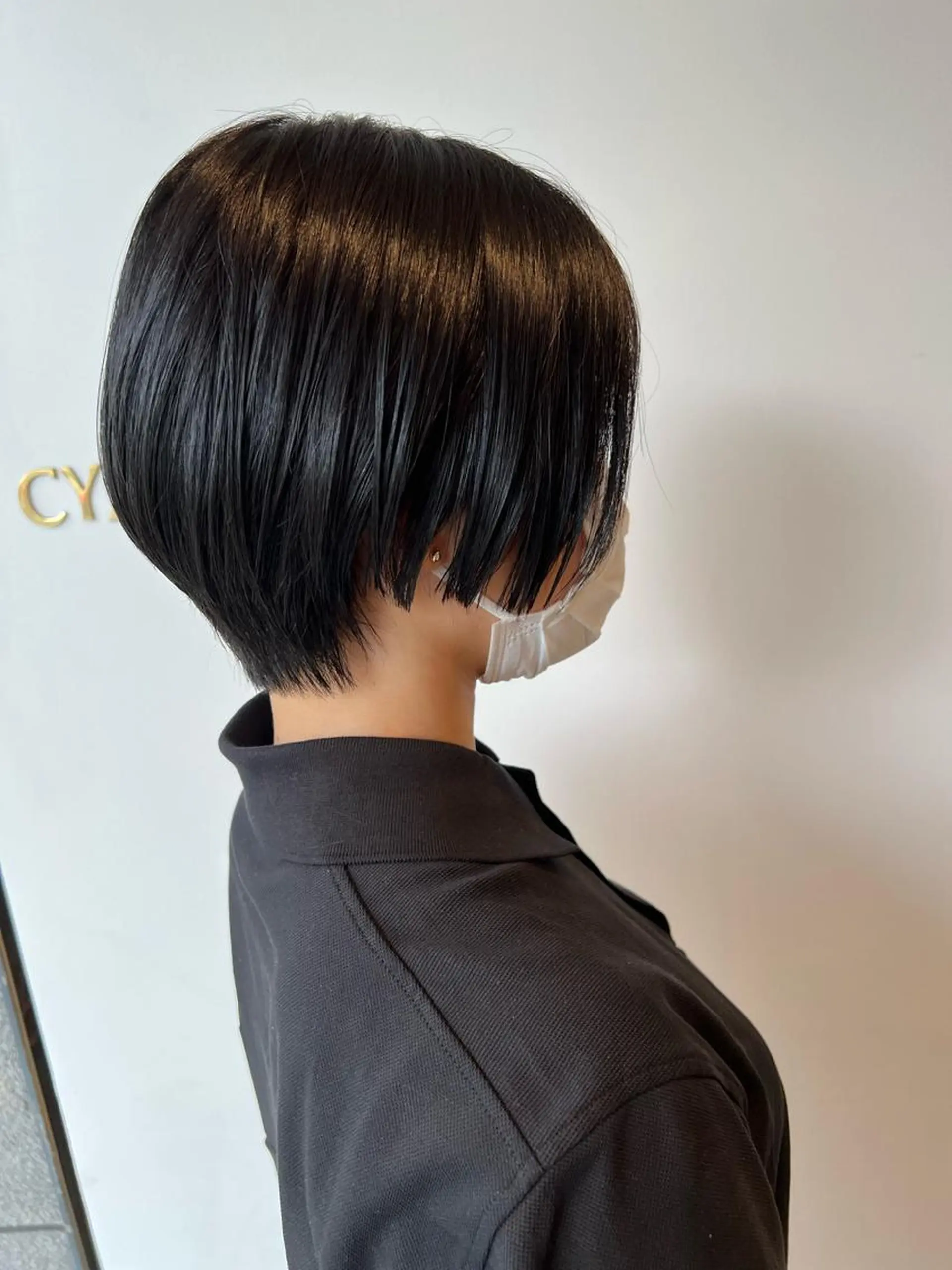 ショート カット ヘアカラー パーマ ナチュラルヘア/ 似合わせ/三宅 昌太のヘアスタイル