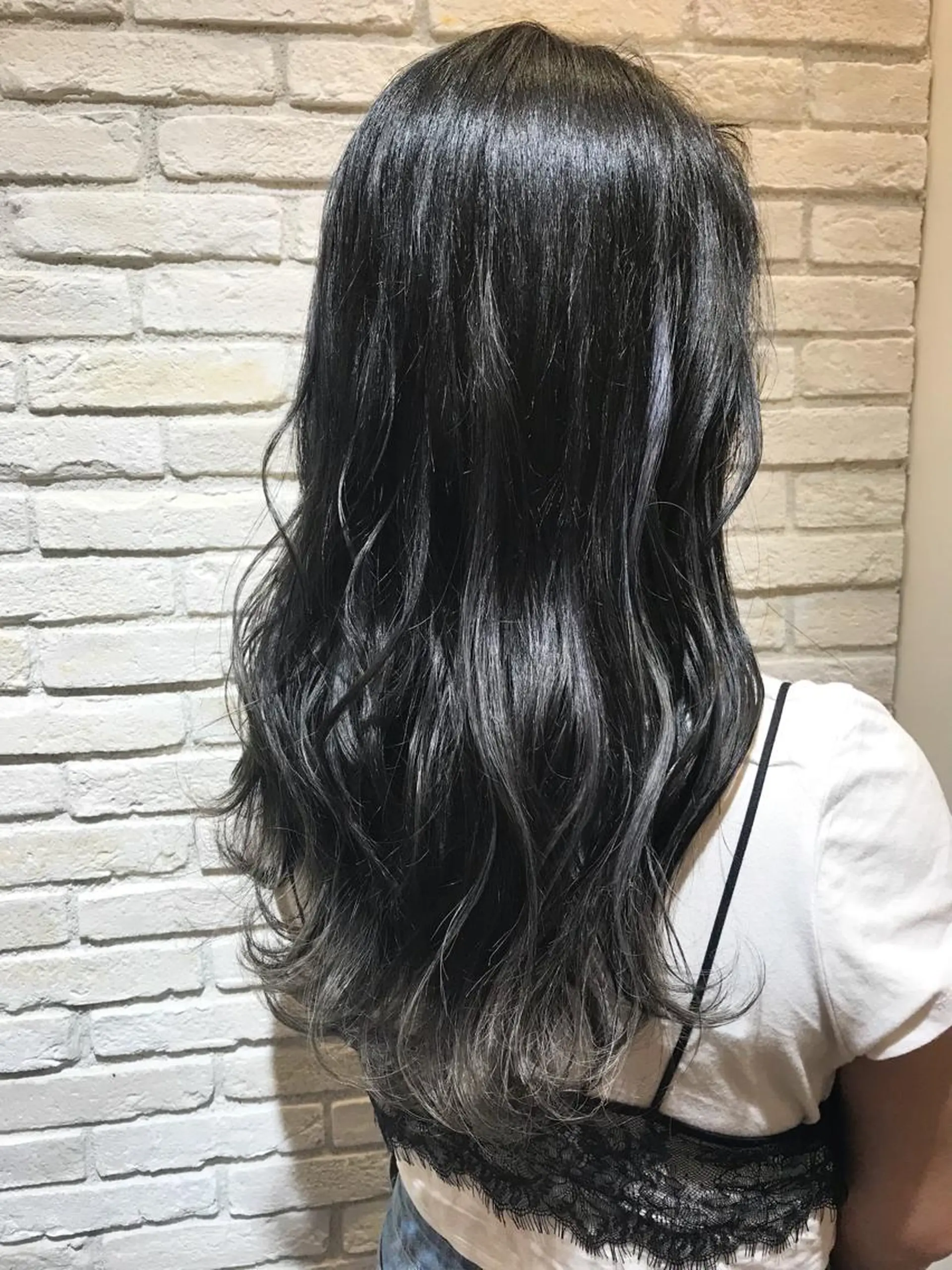 ロング カラー シールエクステ⭐️ オオミタクヤのヘアスタイル