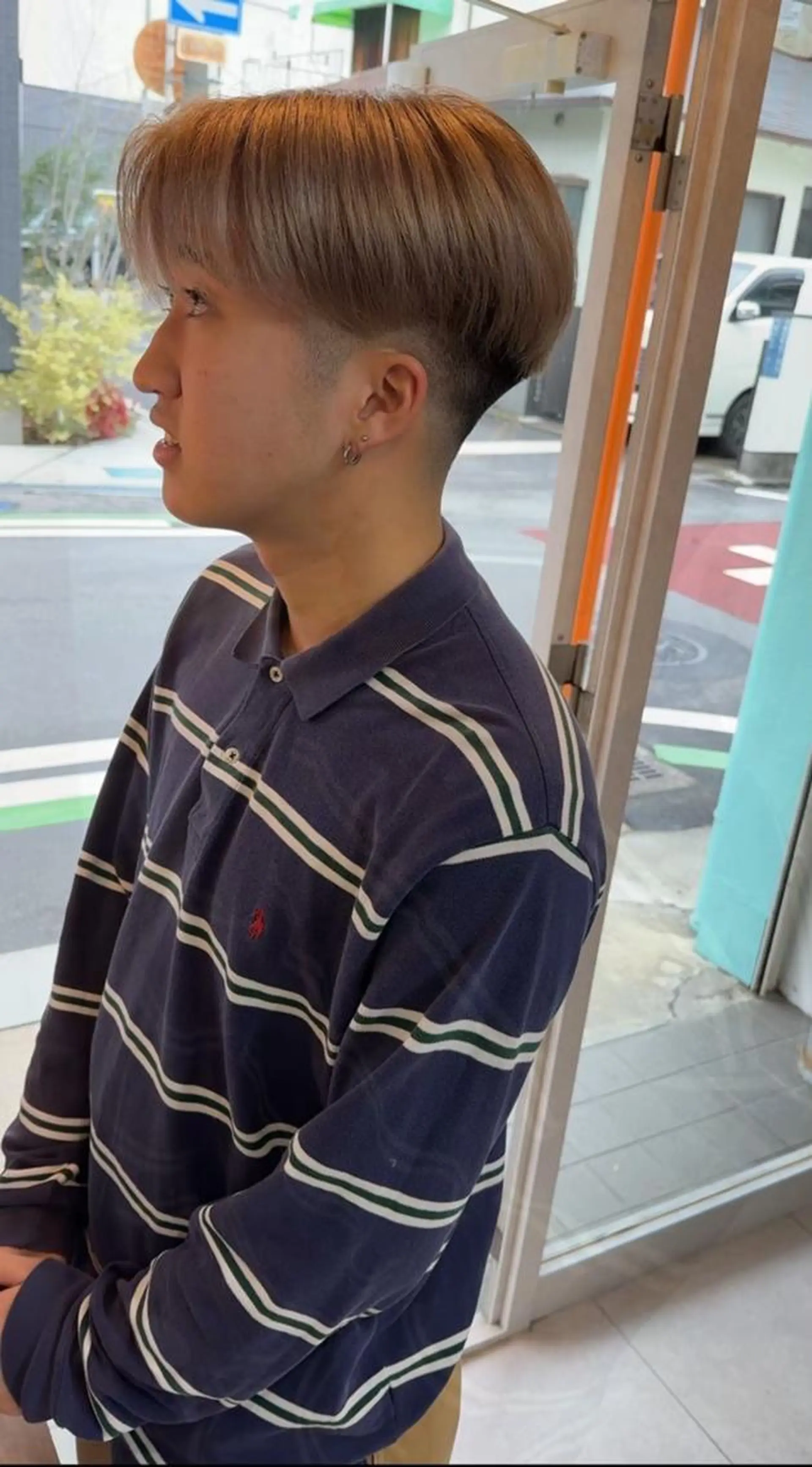 ショート 韓国風カラー 髪質改善 韓国風ヘア 縮毛矯正 カット ヘアカラー トリートメント ❣️ハイトーン❣️ BLUE&Co.のヘアスタイル