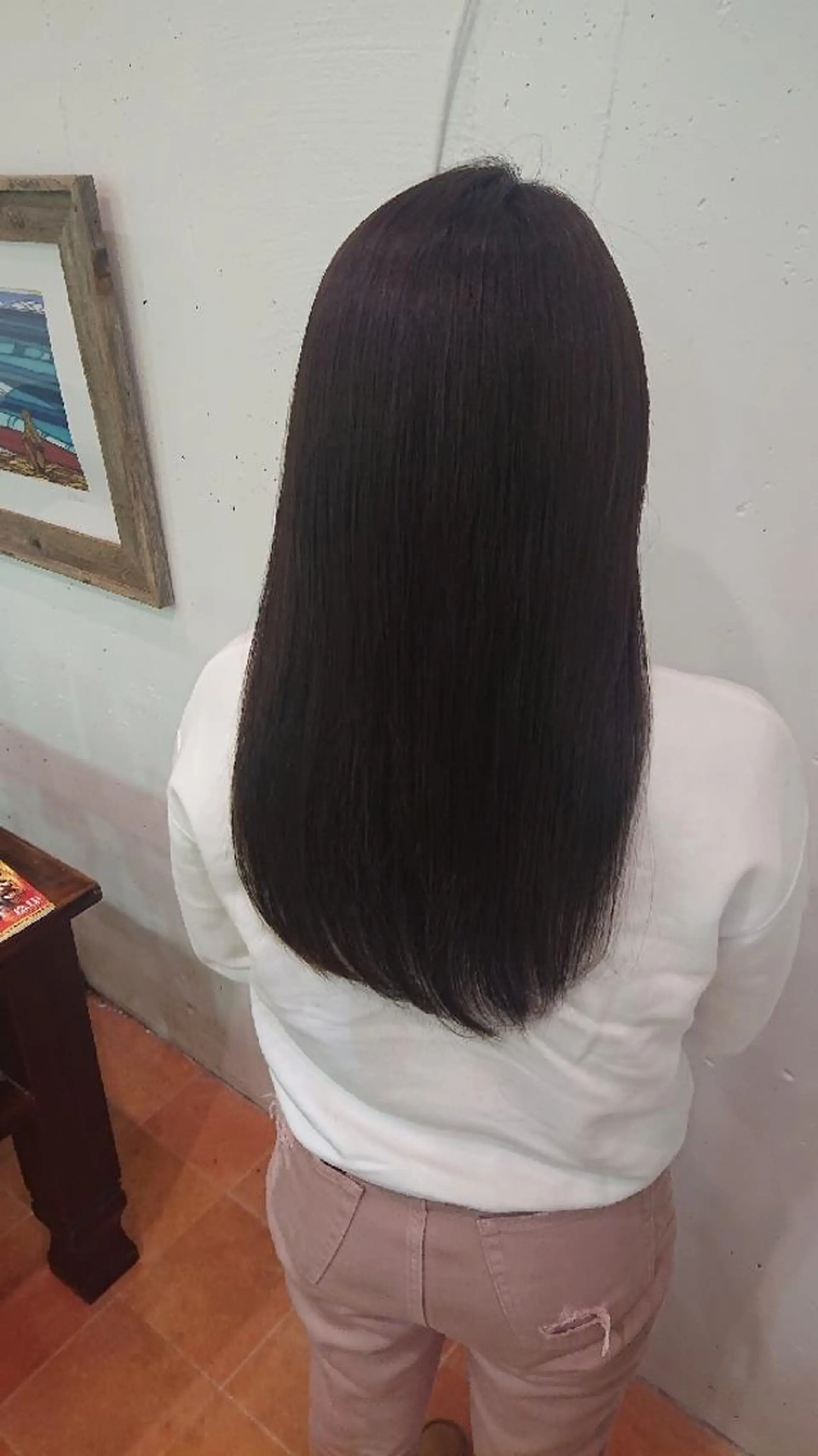 ロング カラー 山口 彩海のヘアスタイル