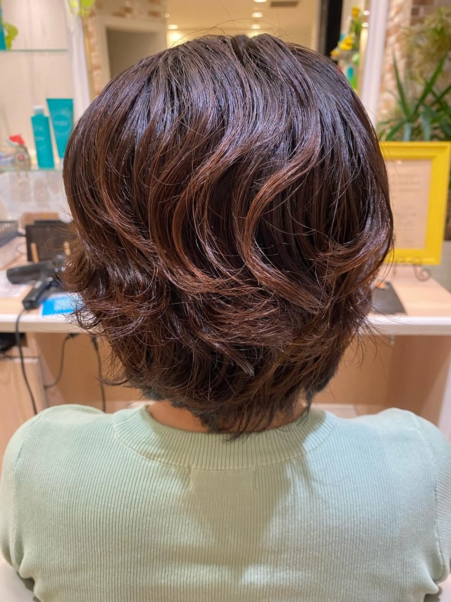 ショート パーマ 🩵波巻き／ツイスパ HARU💎のヘアスタイル