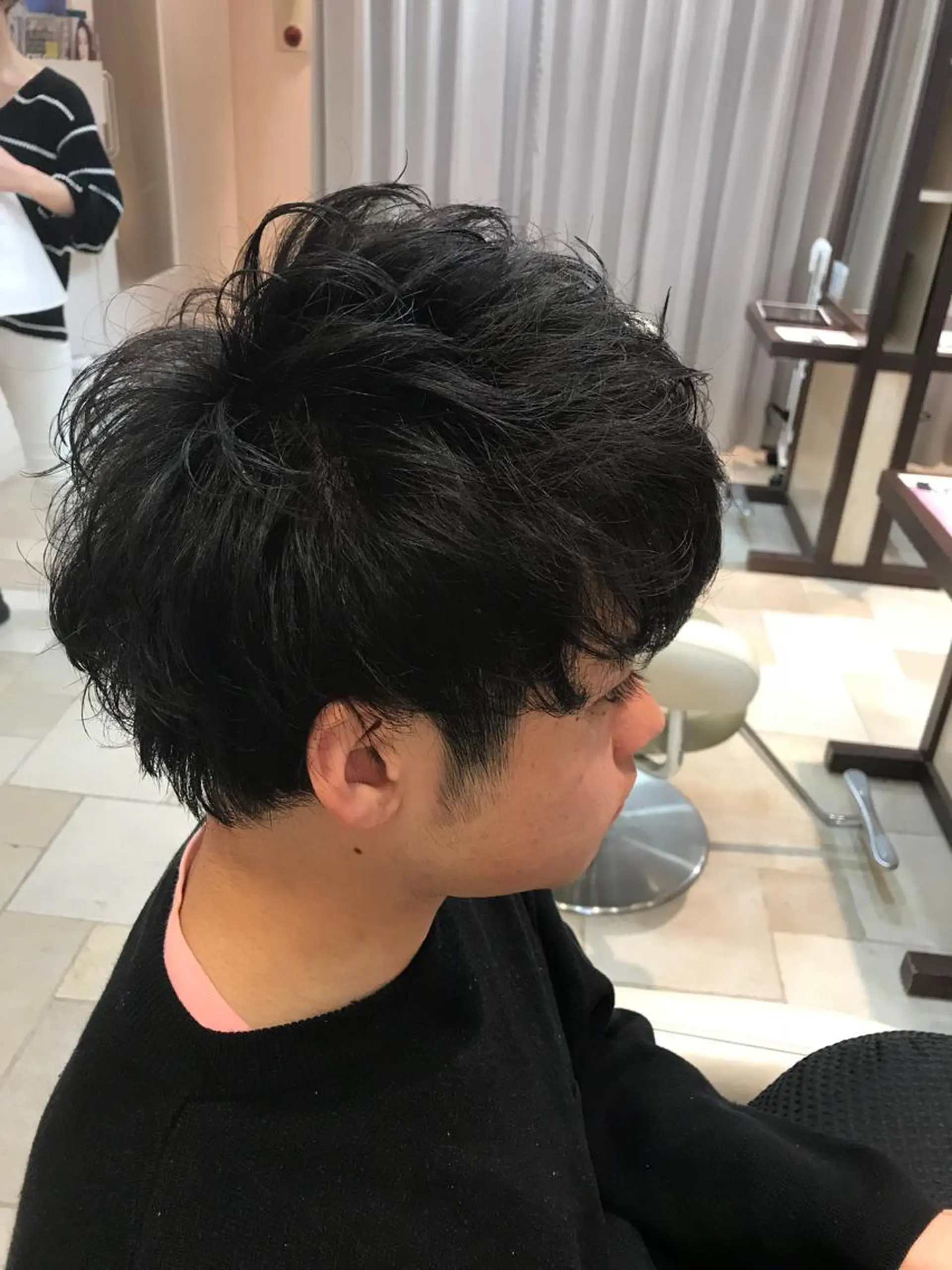 ショート パーマ カット パーマ 島袋 ナオユキのヘアスタイル