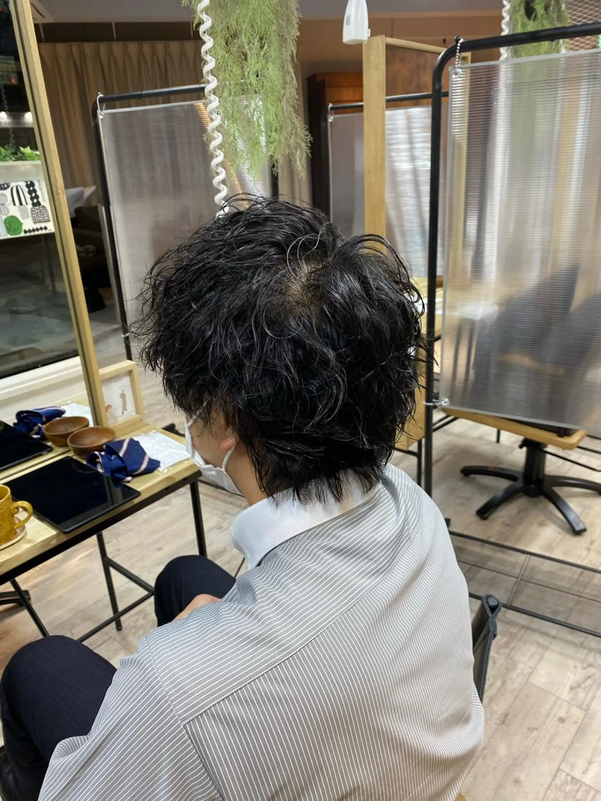 パーマ メンズ 髪質改善 髪質改善カラーゆうひのヘアスタイル