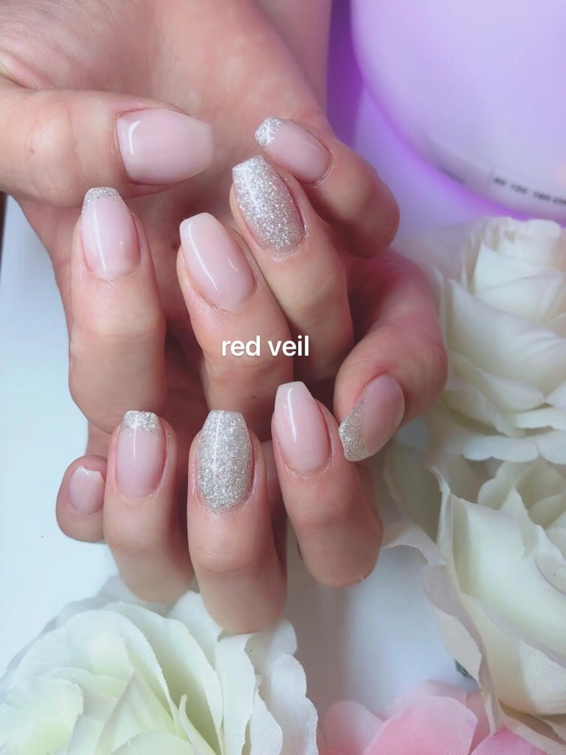 ミディアム ネイル 長さ出し専門 nynaのネイルデザイン