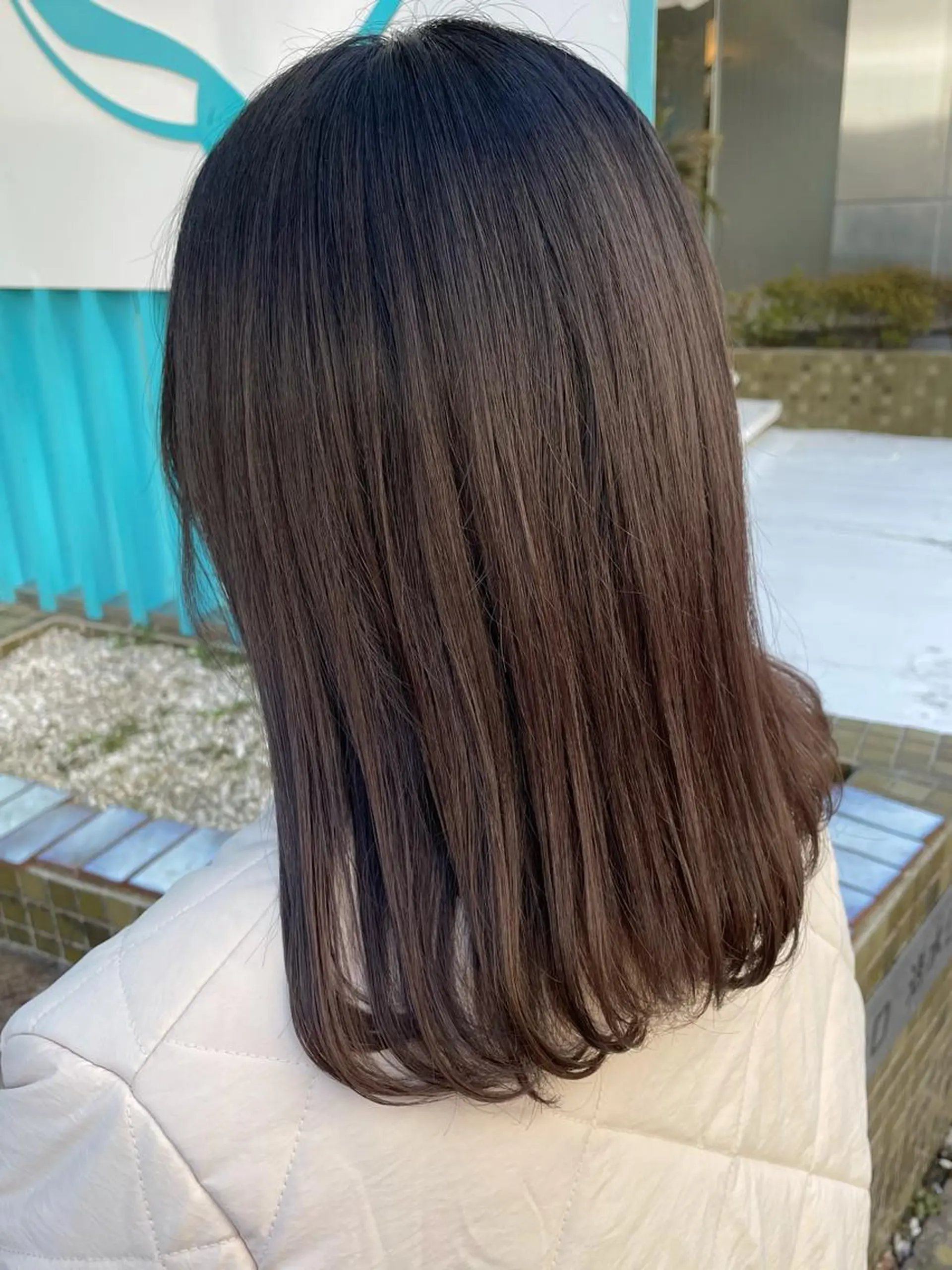 ミディアム カラー ヘアアレンジ ラベンダーカラー ラベンダーグレー カット ヘアカラー トリートメント 佐藤 魁人のヘアスタイル