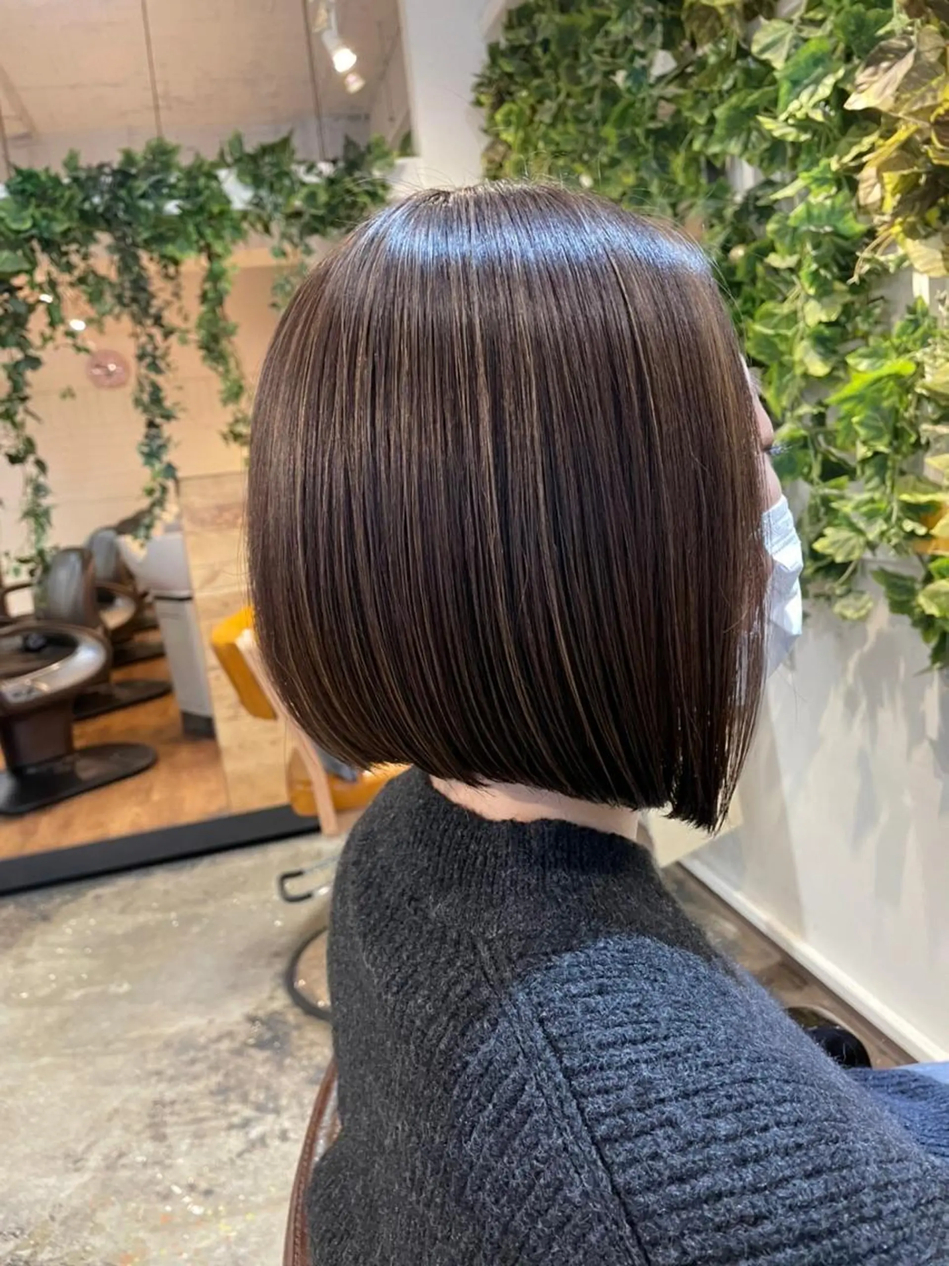 カラー ヘアアレンジ パーマ アディクシーカラー アッシュ バレイヤージュ ベージュカラー ブリーチ newi 川崎店のヘアスタイル