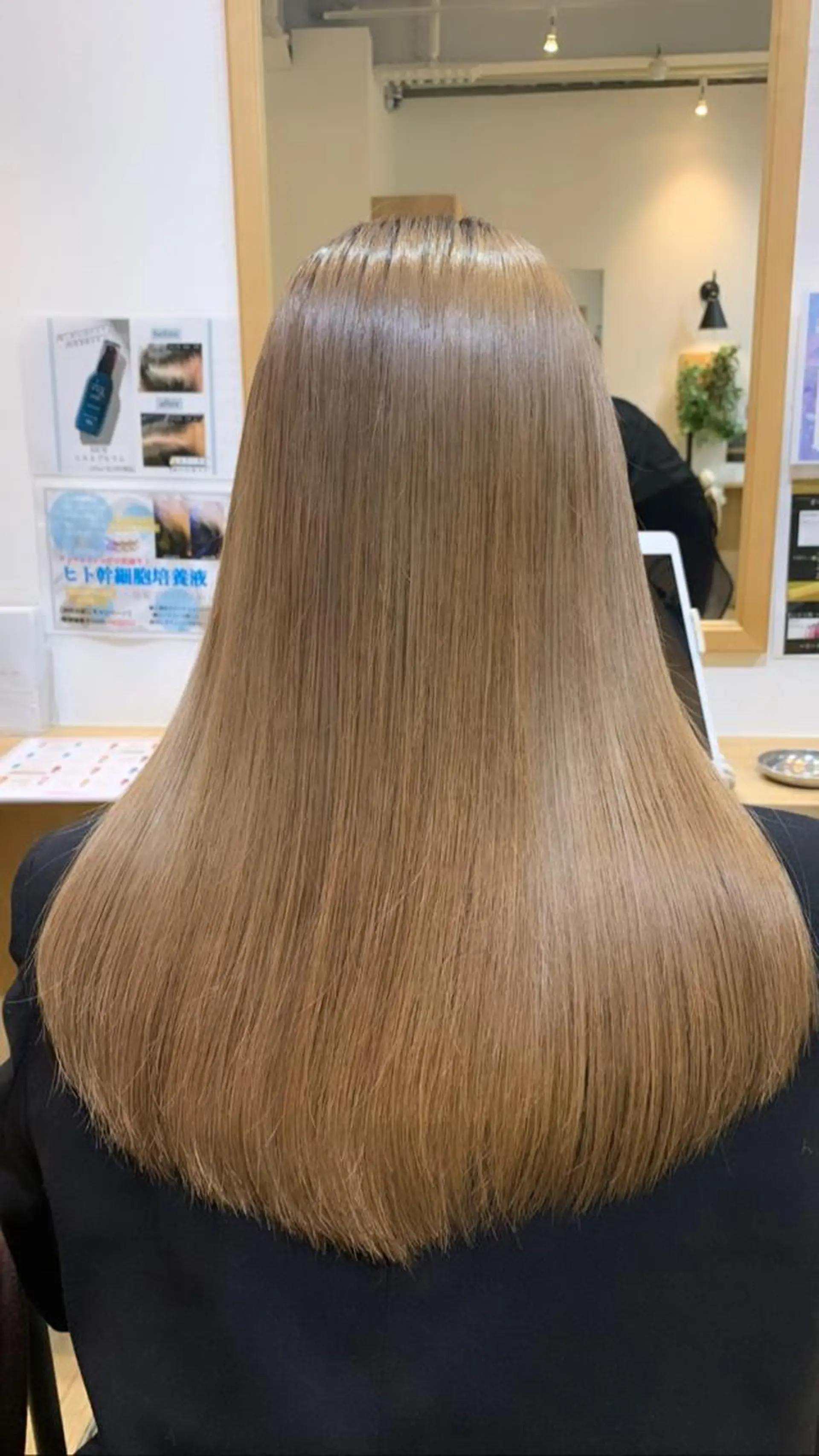 ロング 瀧優華白髪ぼかし 大人レイヤー🩵のヘアスタイル