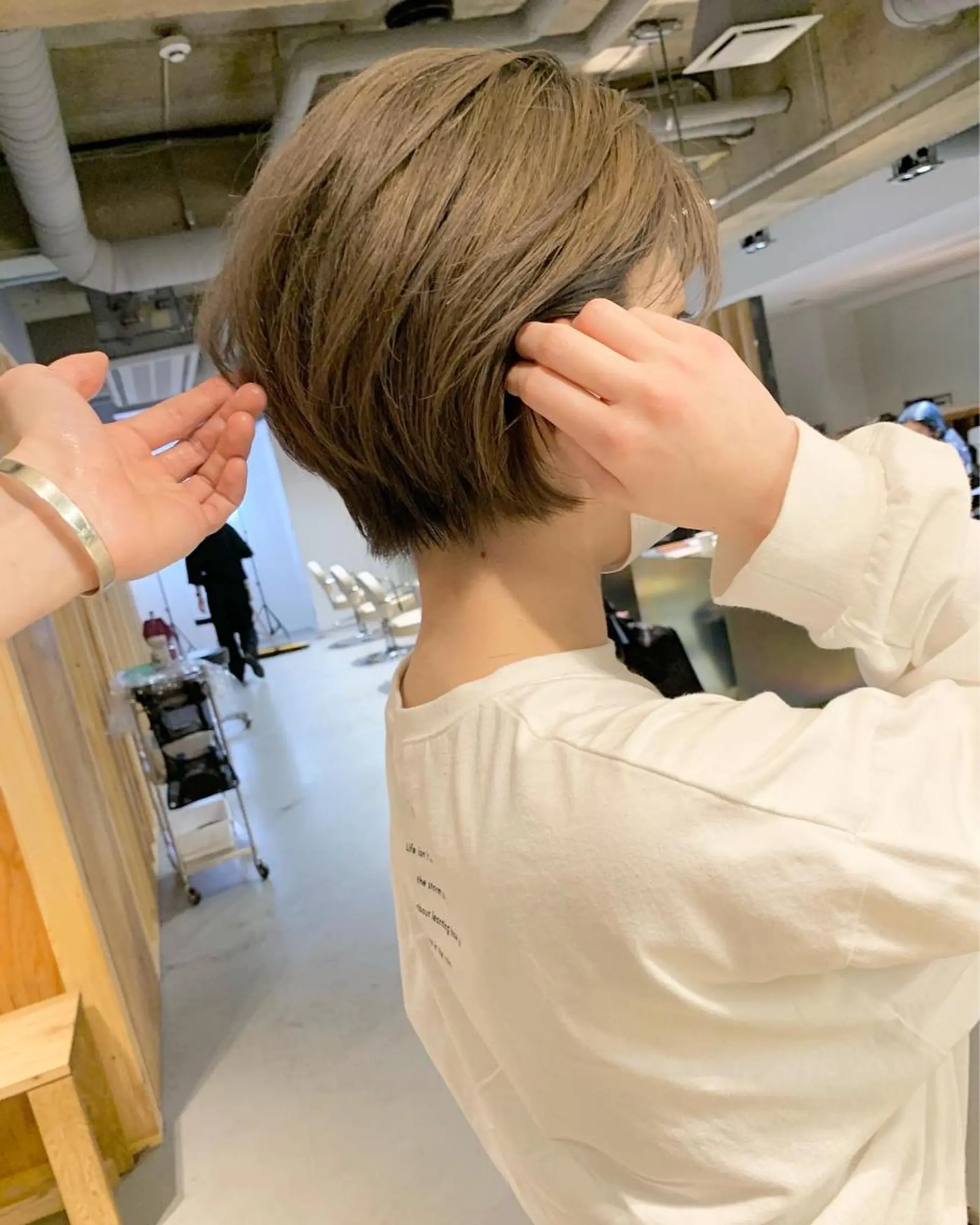 ショート カラー ショートボブ ボブ ショートヘア カット ヘアカラー トリートメント tension 【テンション】のヘアスタイル